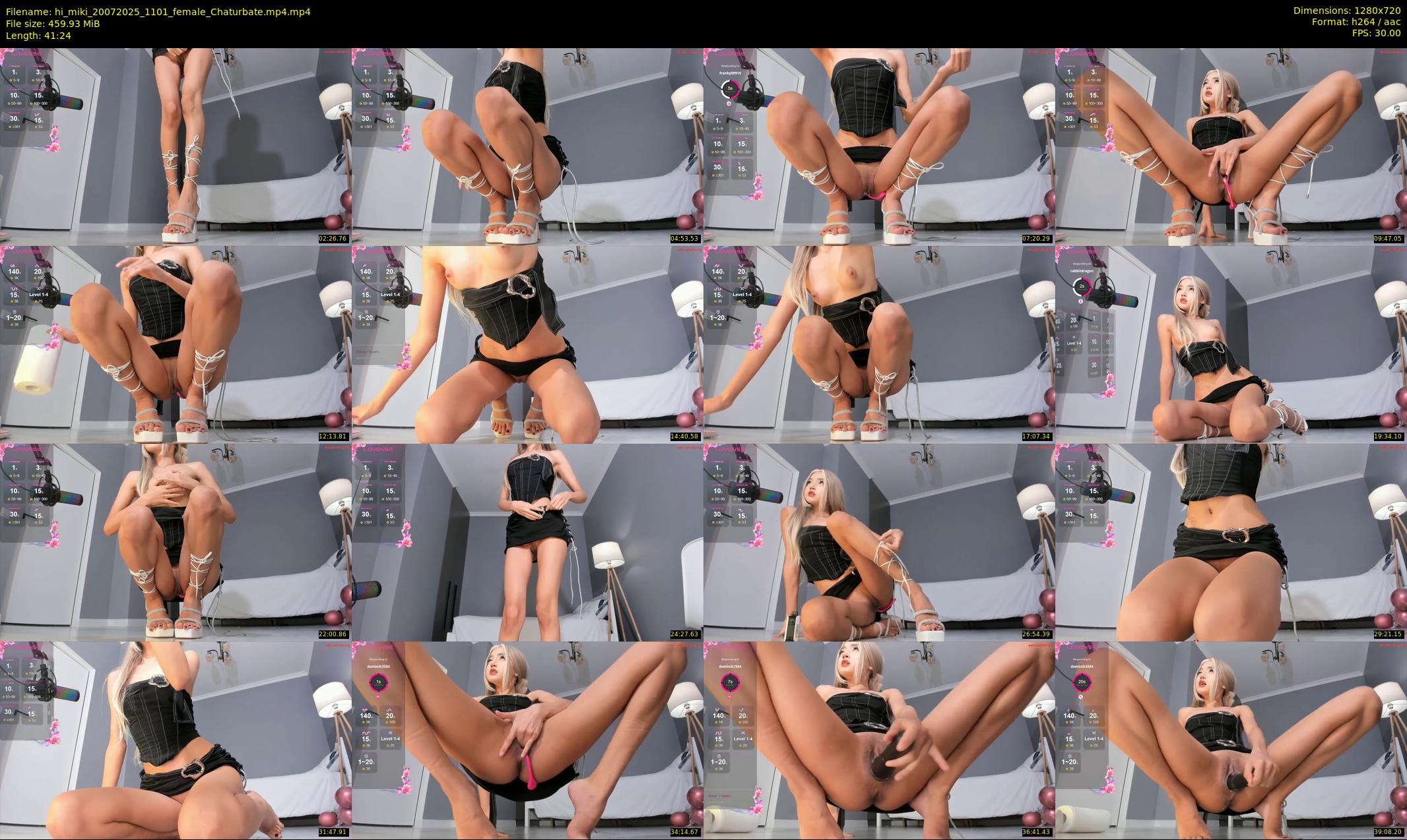 hi_miki — 42 minute Chaturbate female cam show recording, 720p, Jul 20, 2025