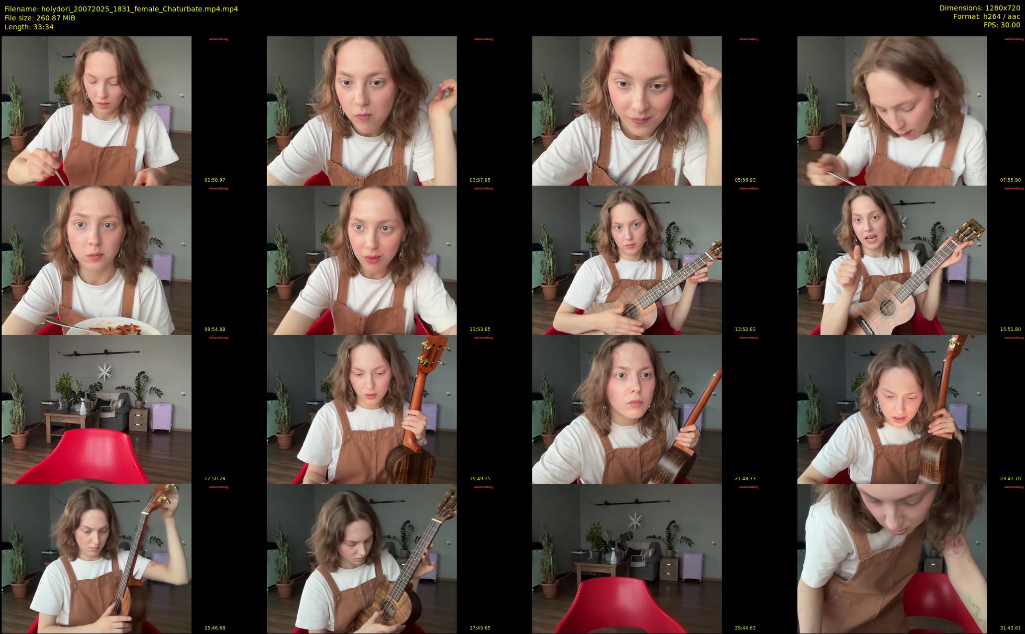 holydori — 34 minute Chaturbate female cam show recording, 720p, Jul 20, 2025