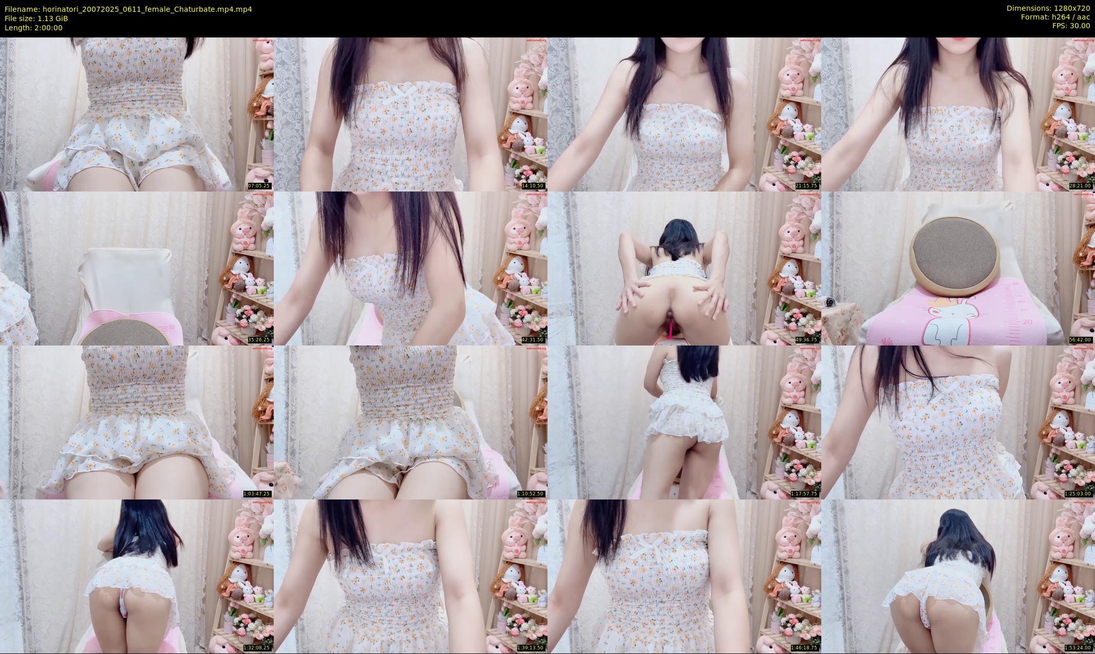 horinatori — 120 minute Chaturbate female cam show recording, 720p, Jul 20, 2025
