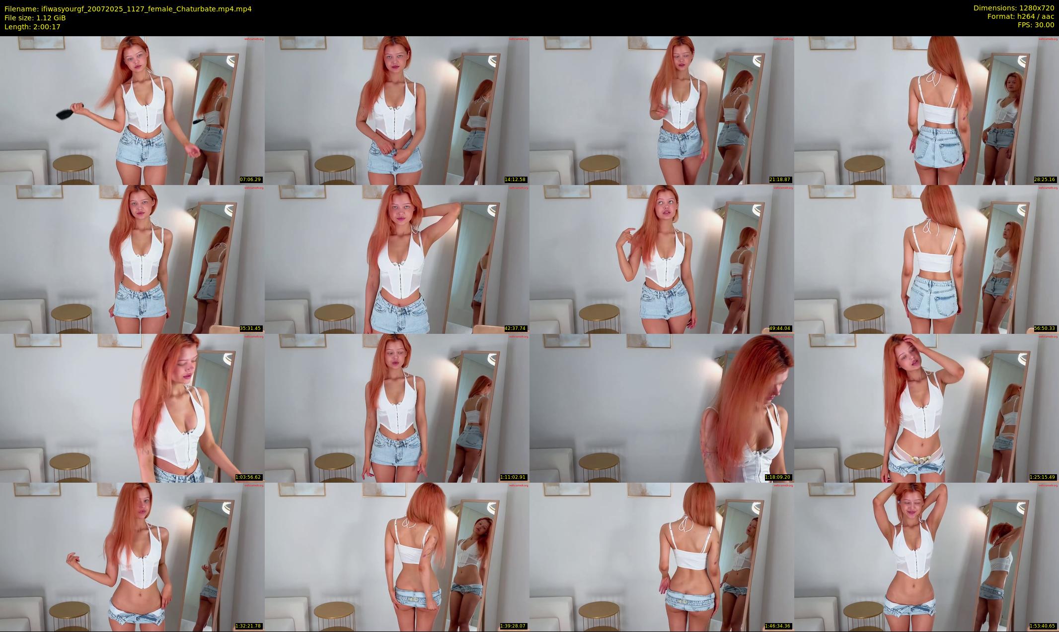 ifiwasyourgf — 121 minute Chaturbate female cam show recording, 720p, Jul 20, 2025