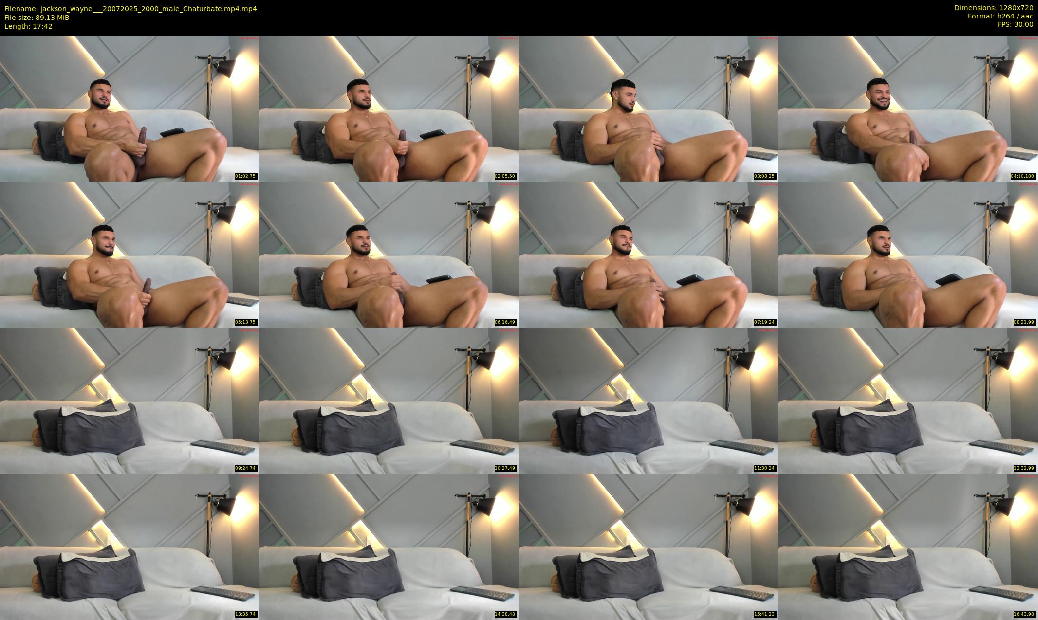 jackson_wayne__ — 18 minute Chaturbate male cam show recording, 720p, Jul 20, 2025