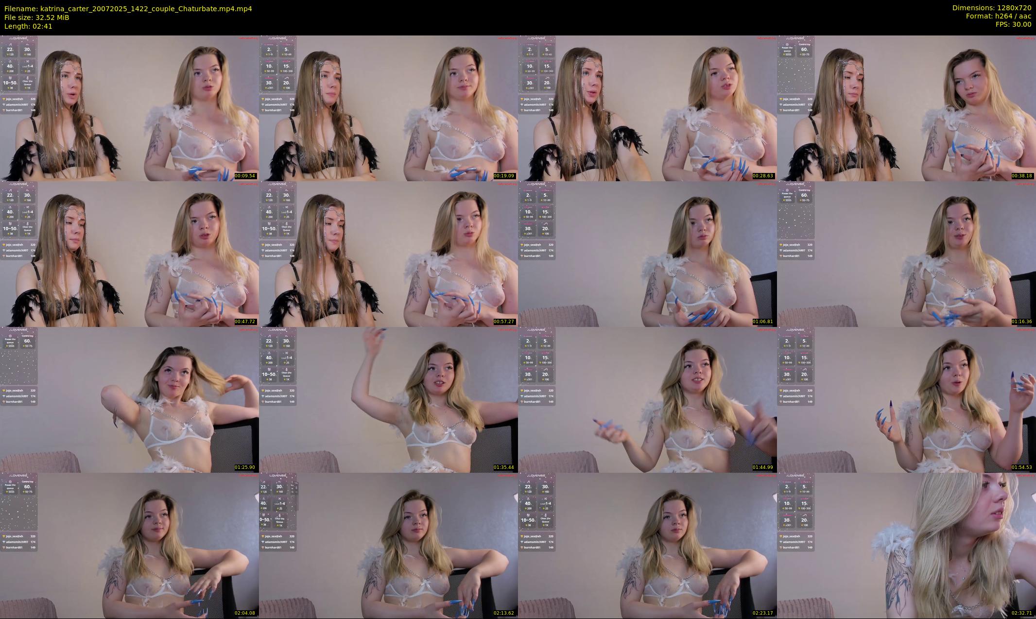 katrina_carter — 3 minute Chaturbate female cam show recording, 720p, Jul 20, 2025
