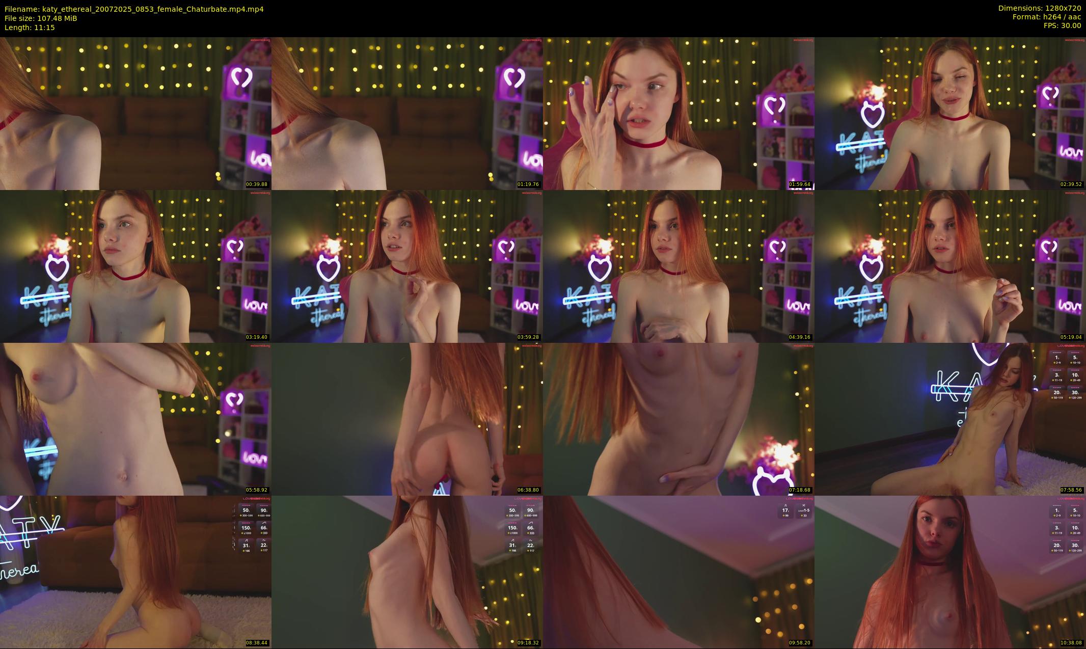 katy_ethereal — 12 minute Chaturbate female cam show recording, 720p, Jul 20, 2025