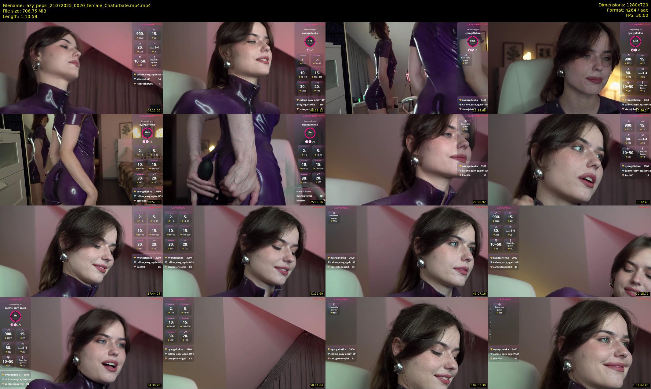 lazy_pepsi — 71 minute Chaturbate female cam show recording, 720p, Jul 21, 2025