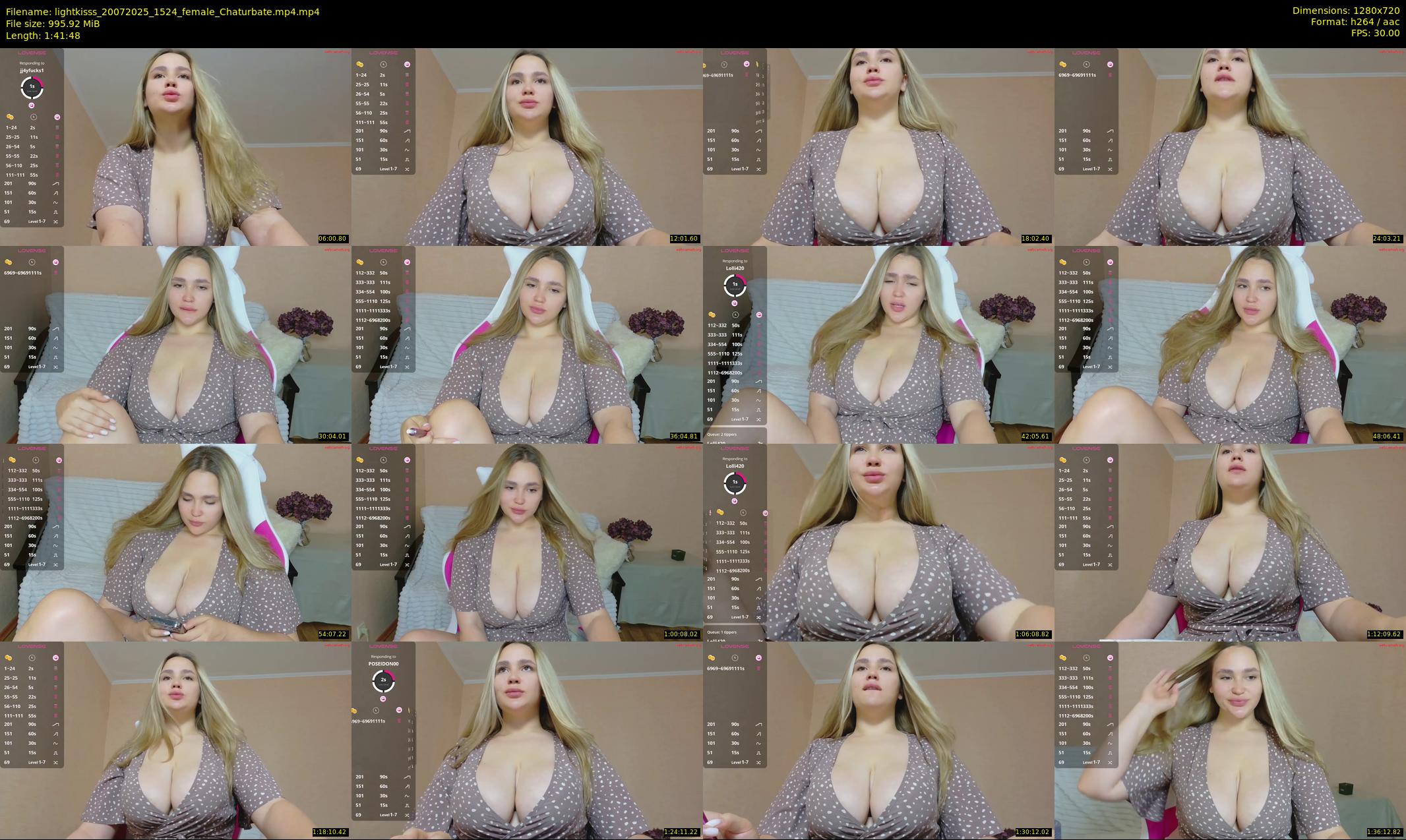 lightkisss — 102 minute Chaturbate female cam show recording, 720p, Jul 20, 2025