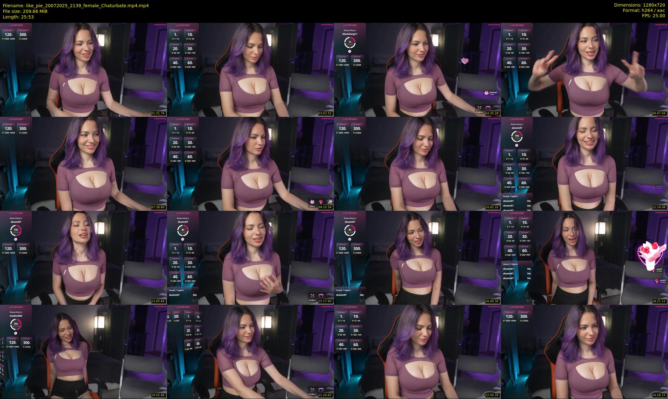 like_pie — 26 minute Chaturbate couple cam show recording, 720p, Jul 20, 2025