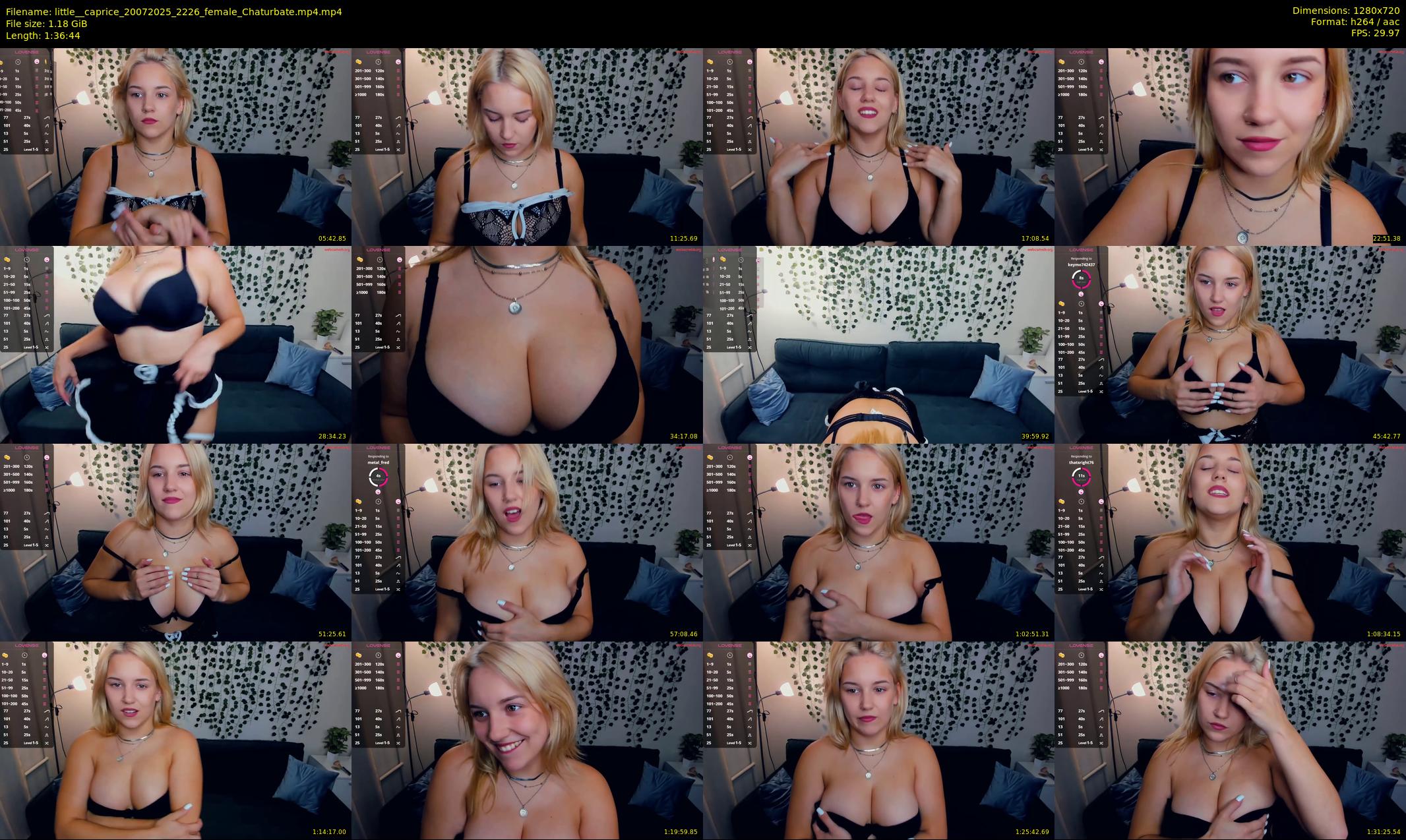 little__caprice — 97 minute Chaturbate female cam show recording, 720p, Jul 20, 2025