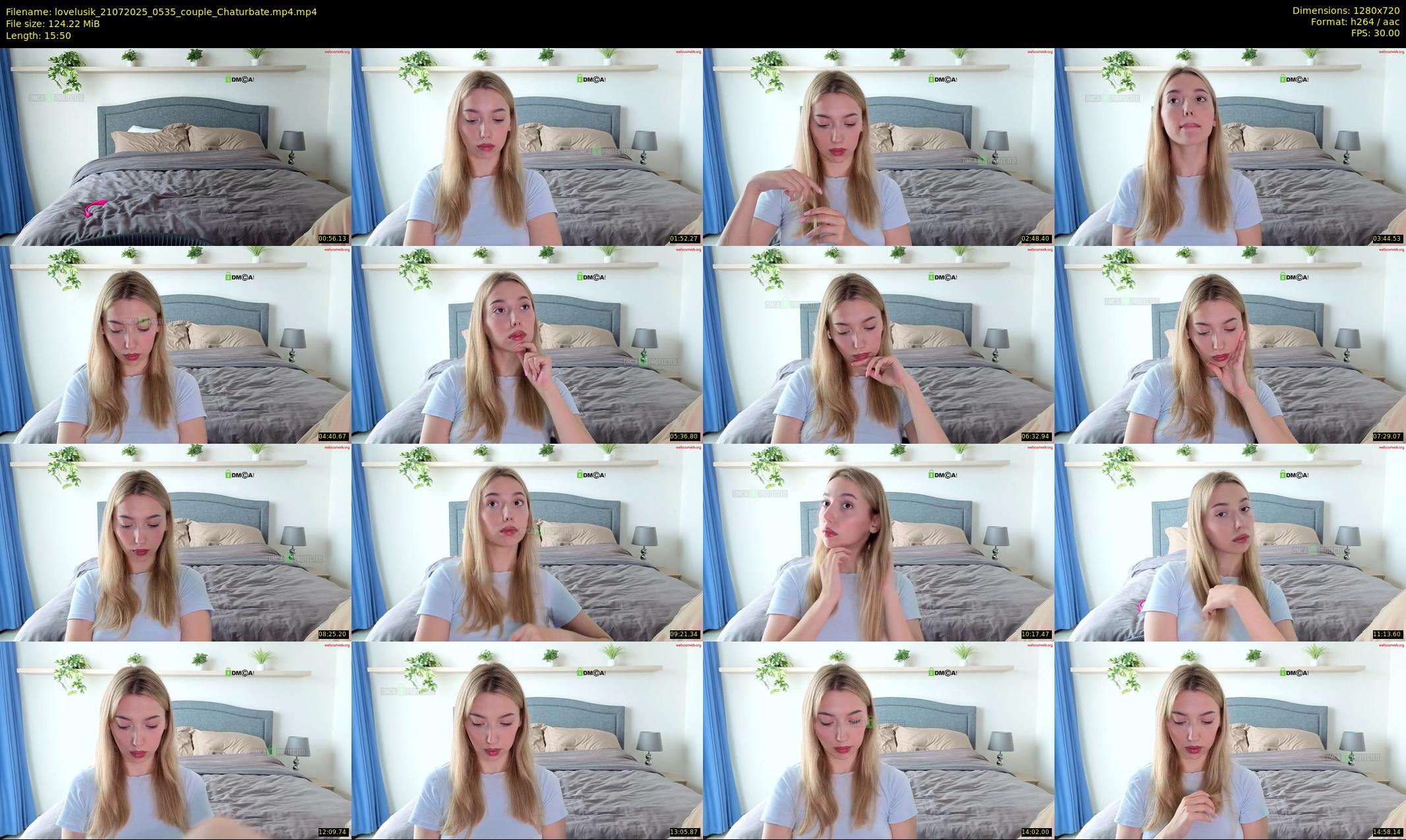 lovelusik — 16 minute Chaturbate couple cam show recording, 720p, Jul 21, 2025