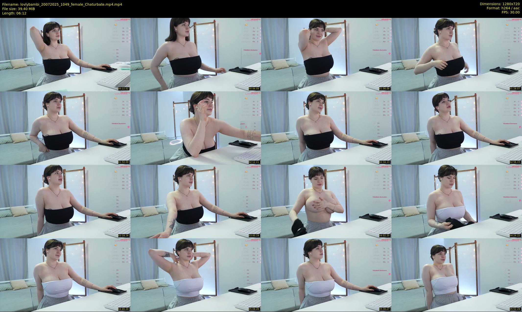 lovlybambi — 7 minute Chaturbate female cam show recording, 720p, Jul 20, 2025