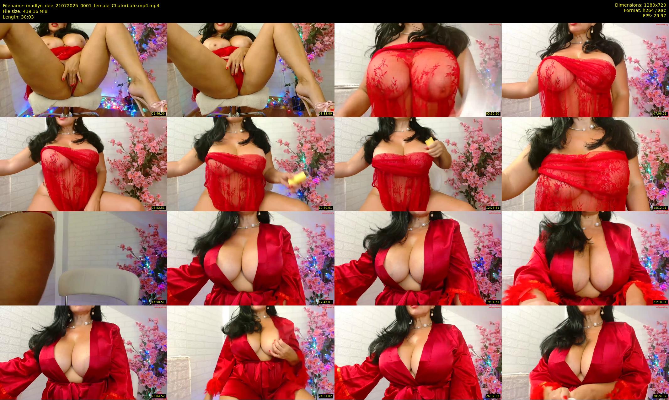 madlyn_dee — 31 minute Chaturbate female cam show recording, 720p, Jul 21, 2025