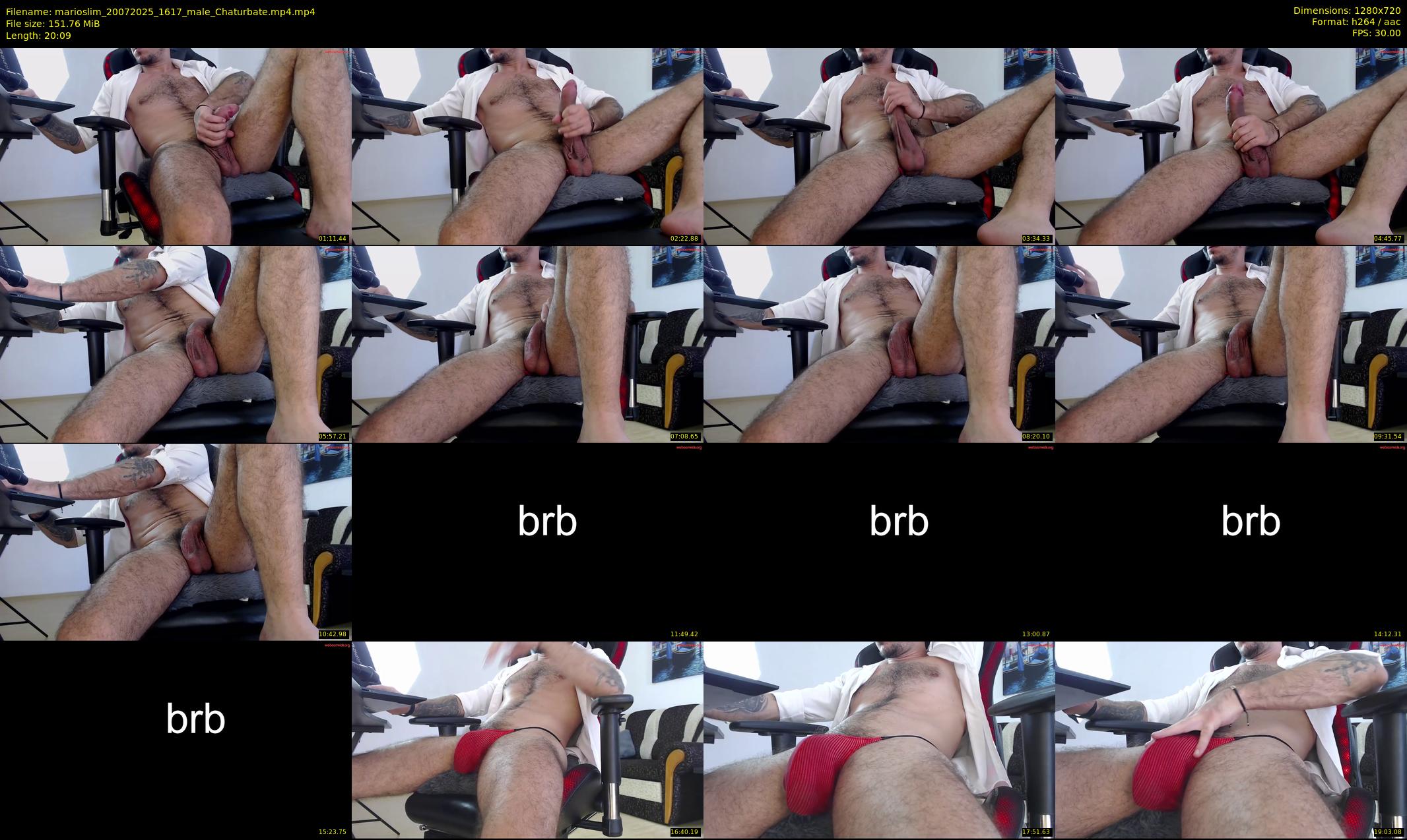 marioslim — 21 minute Chaturbate male cam show recording, 720p, Jul 20, 2025