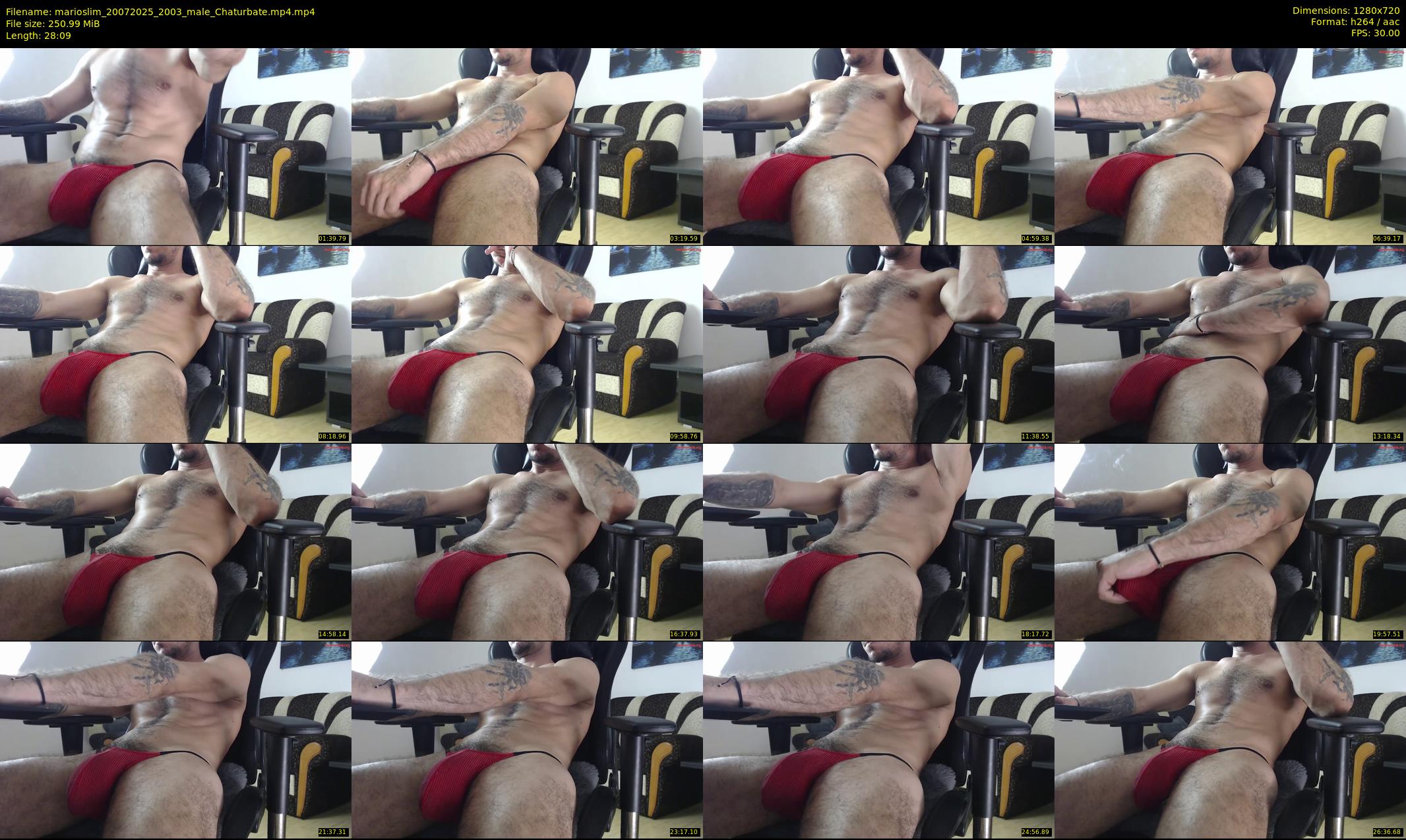 marioslim — 29 minute Chaturbate male cam show recording, 720p, Jul 20, 2025