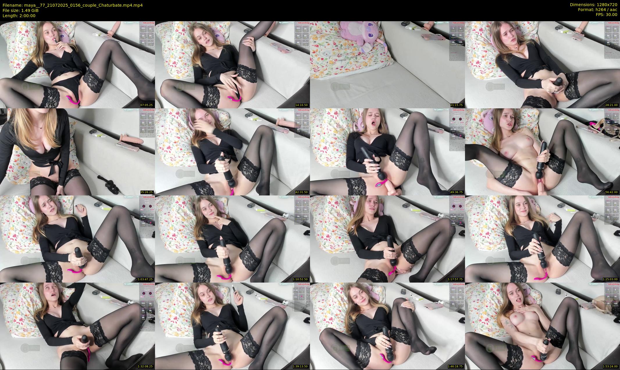 maya__77 — 120 minute Chaturbate female cam show recording, 720p, Jul 21, 2025