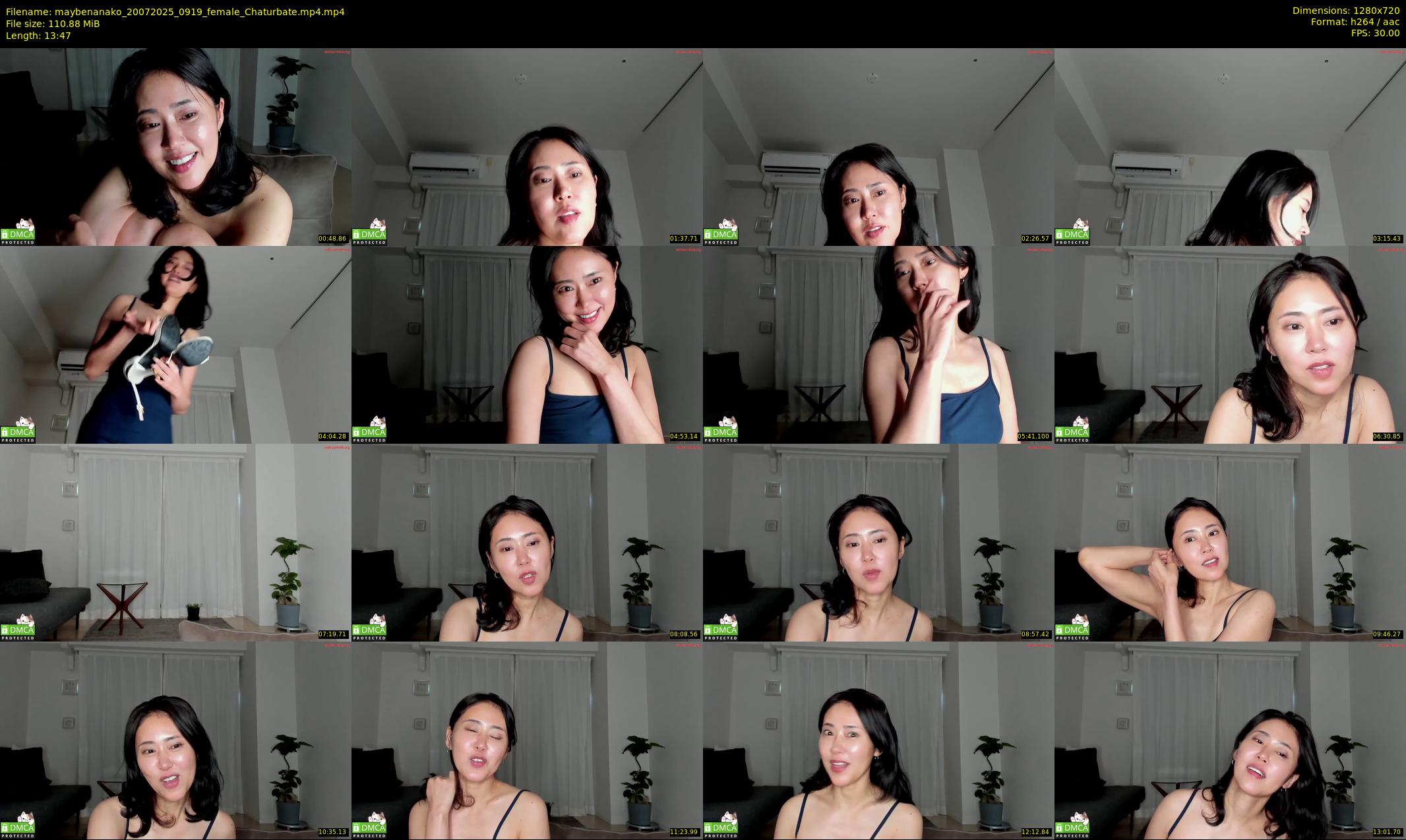 maybenanako — 14 minute Chaturbate female cam show recording, 720p, Jul 20, 2025