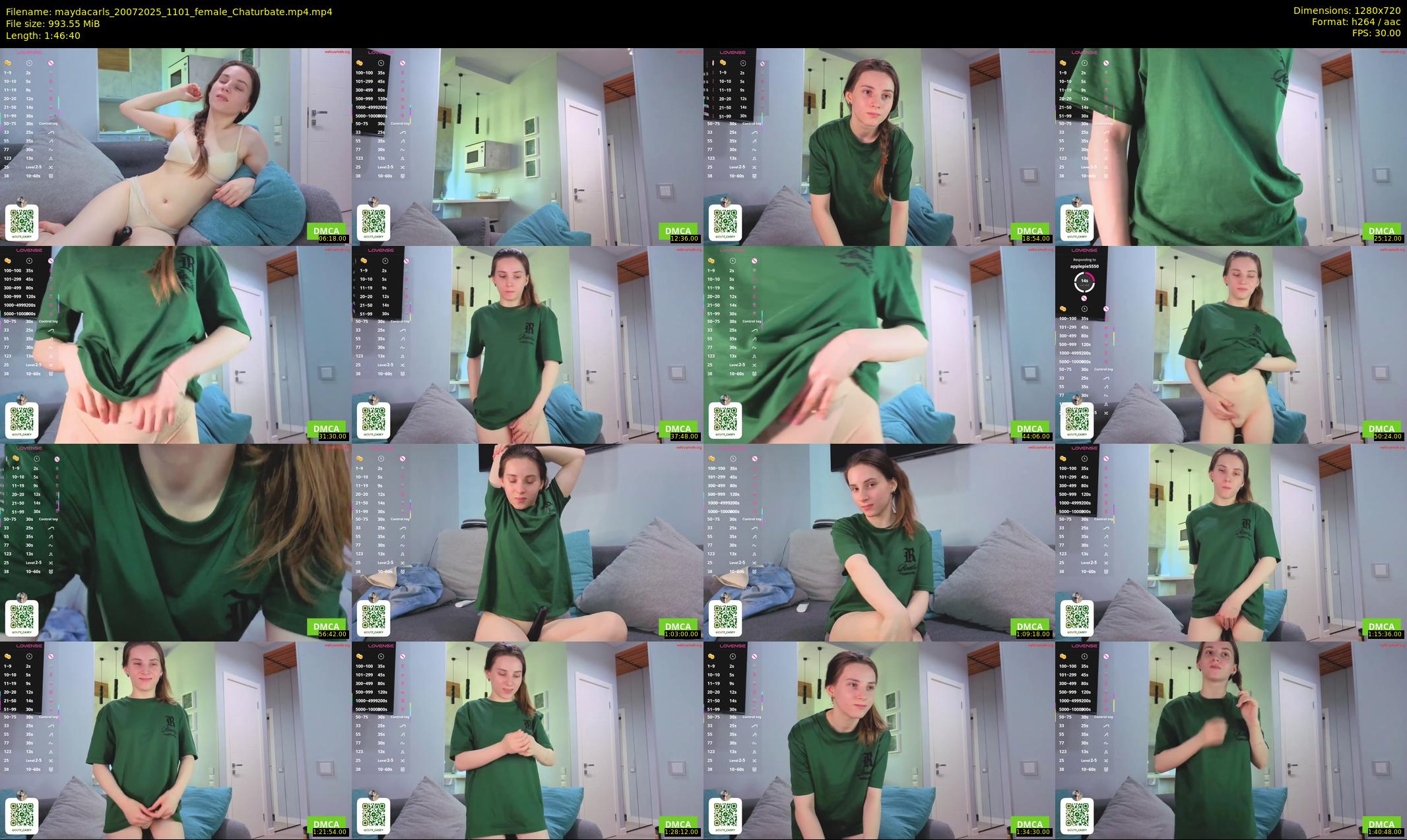 maydacarls — 107 minute Chaturbate female cam show recording, 720p, Jul 20, 2025