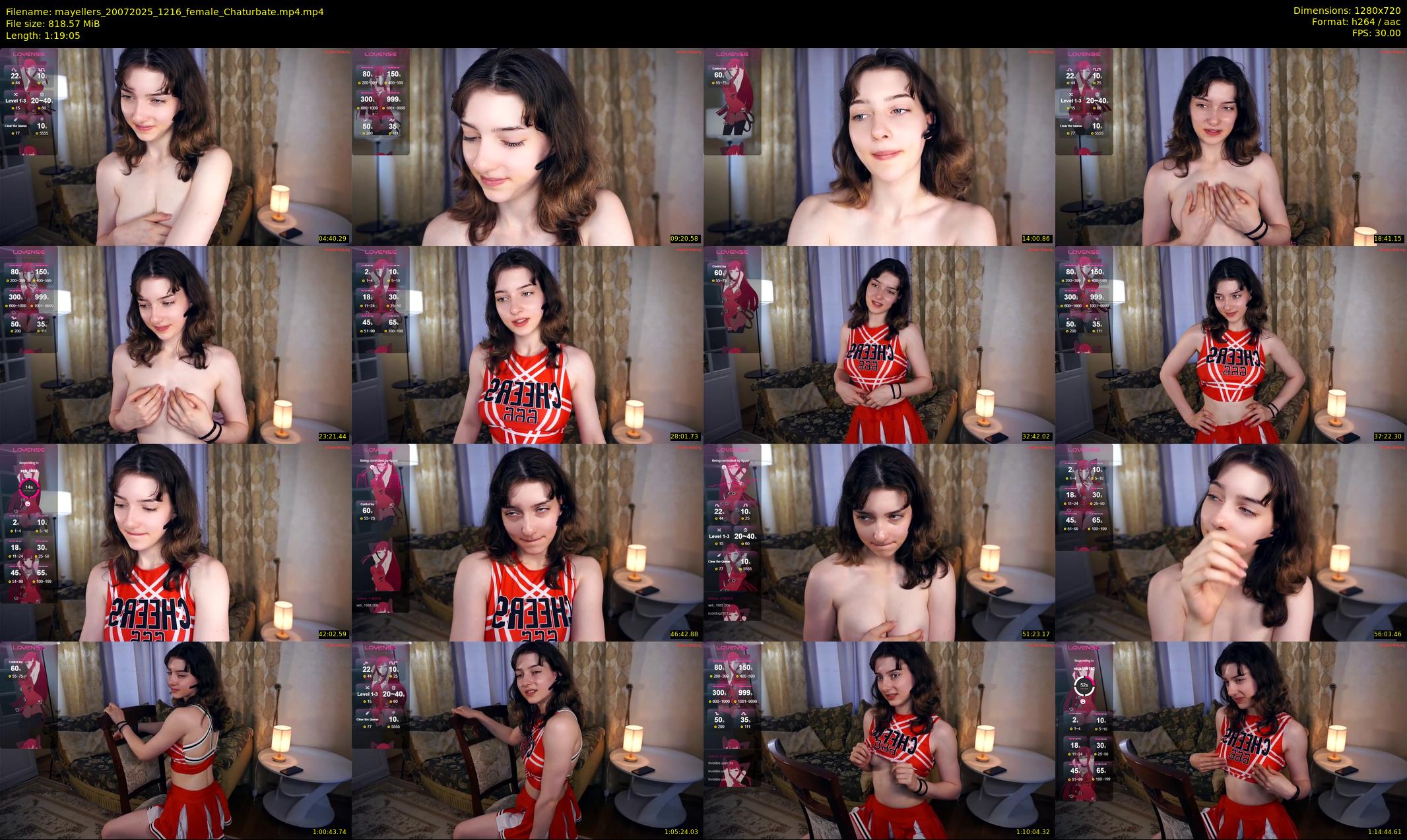 mayellers — 80 minute Chaturbate female cam show recording, 720p, Jul 20, 2025