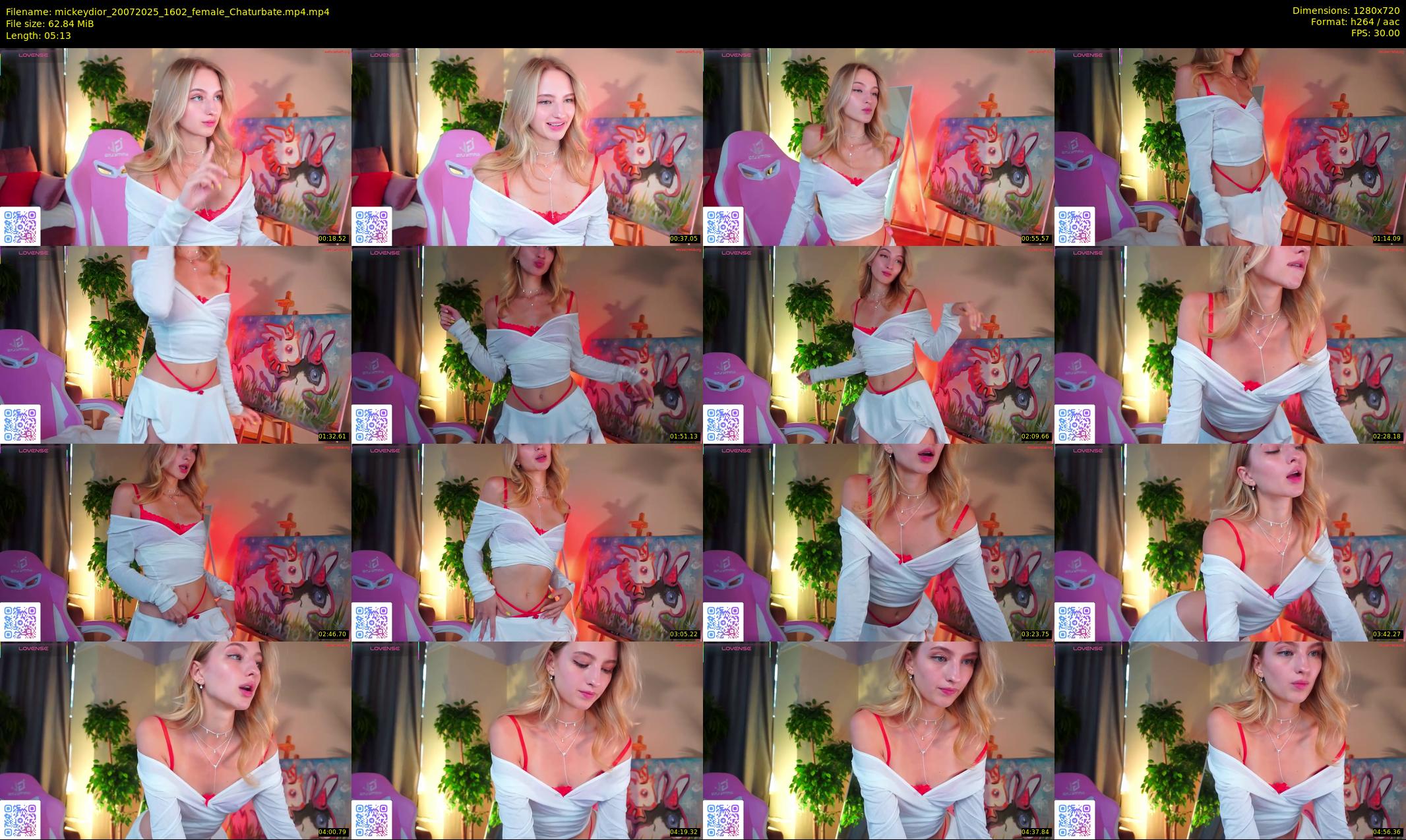 mickeydior — 6 minute Chaturbate female cam show recording, 720p, Jul 20, 2025