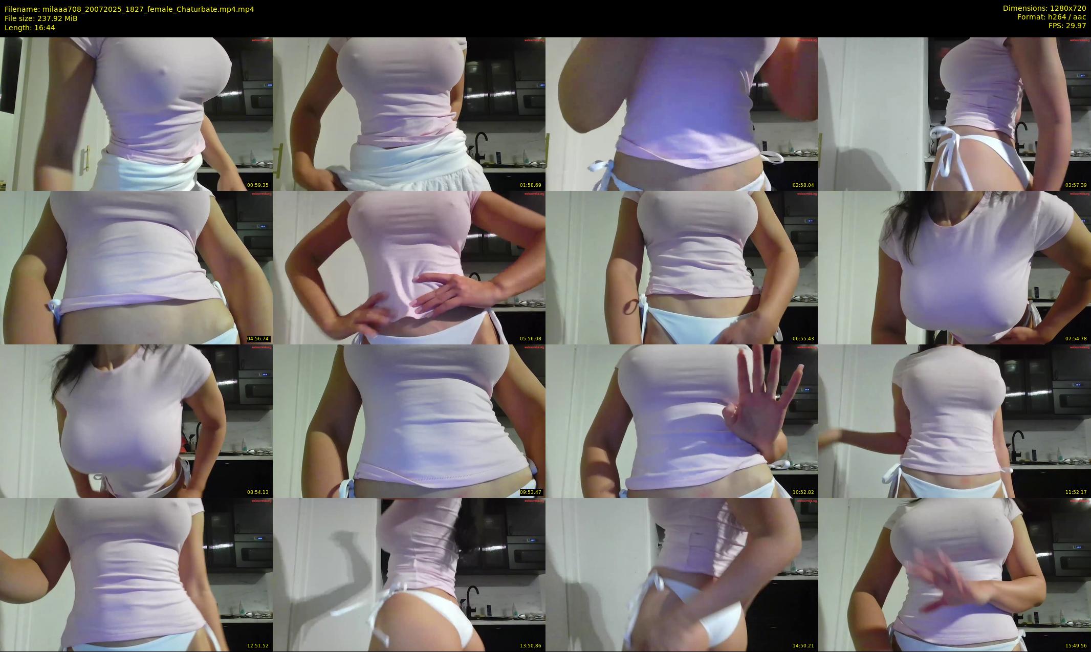 milaaa708 — 17 minute Chaturbate female cam show recording, 720p, Jul 20, 2025
