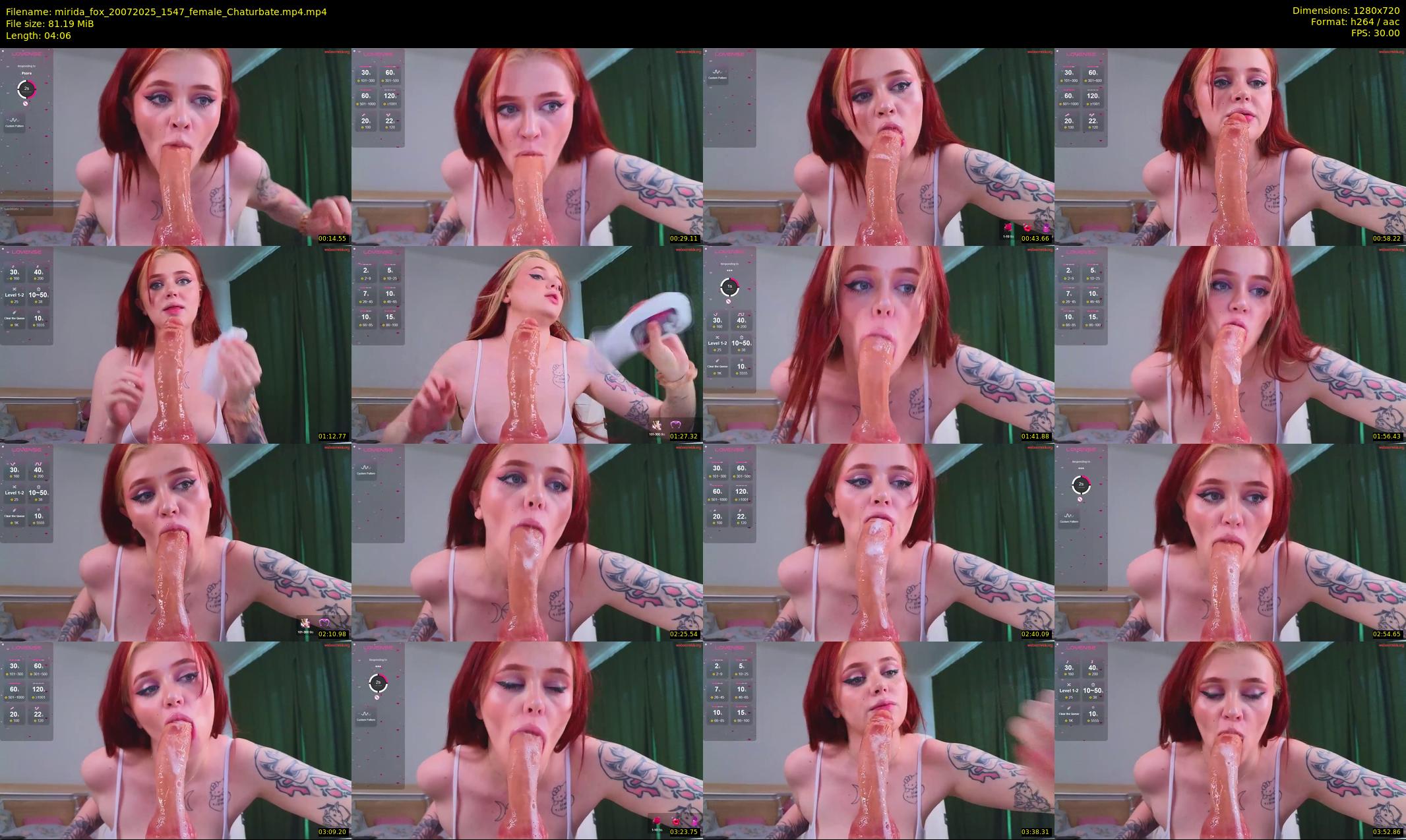 mirida_fox — 5 minute Chaturbate female cam show recording, 720p, Jul 20, 2025
