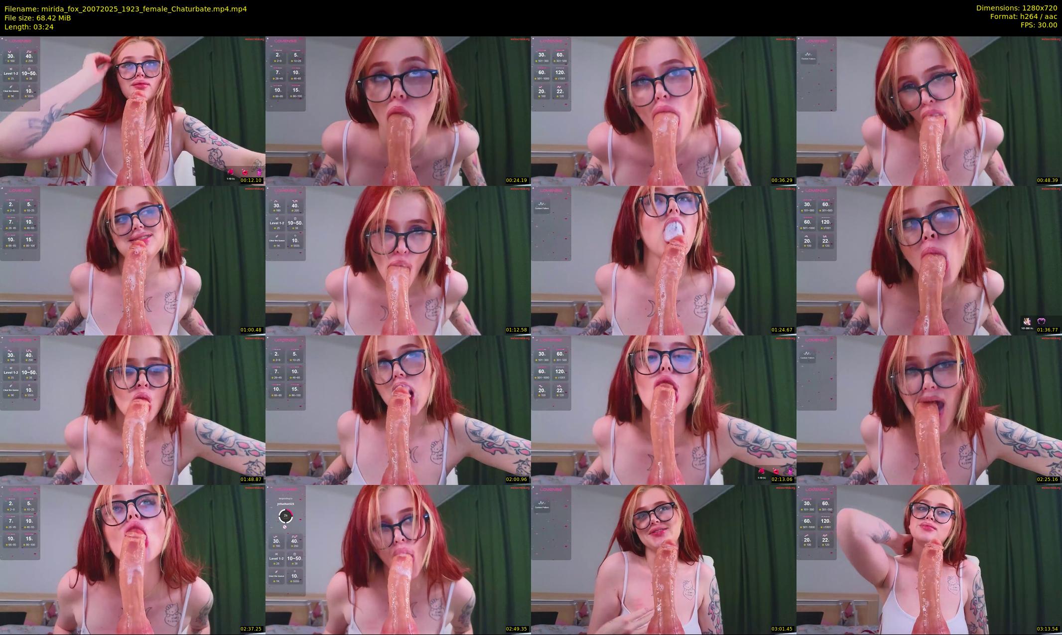 mirida_fox — 4 minute Chaturbate female cam show recording, 720p, Jul 20, 2025