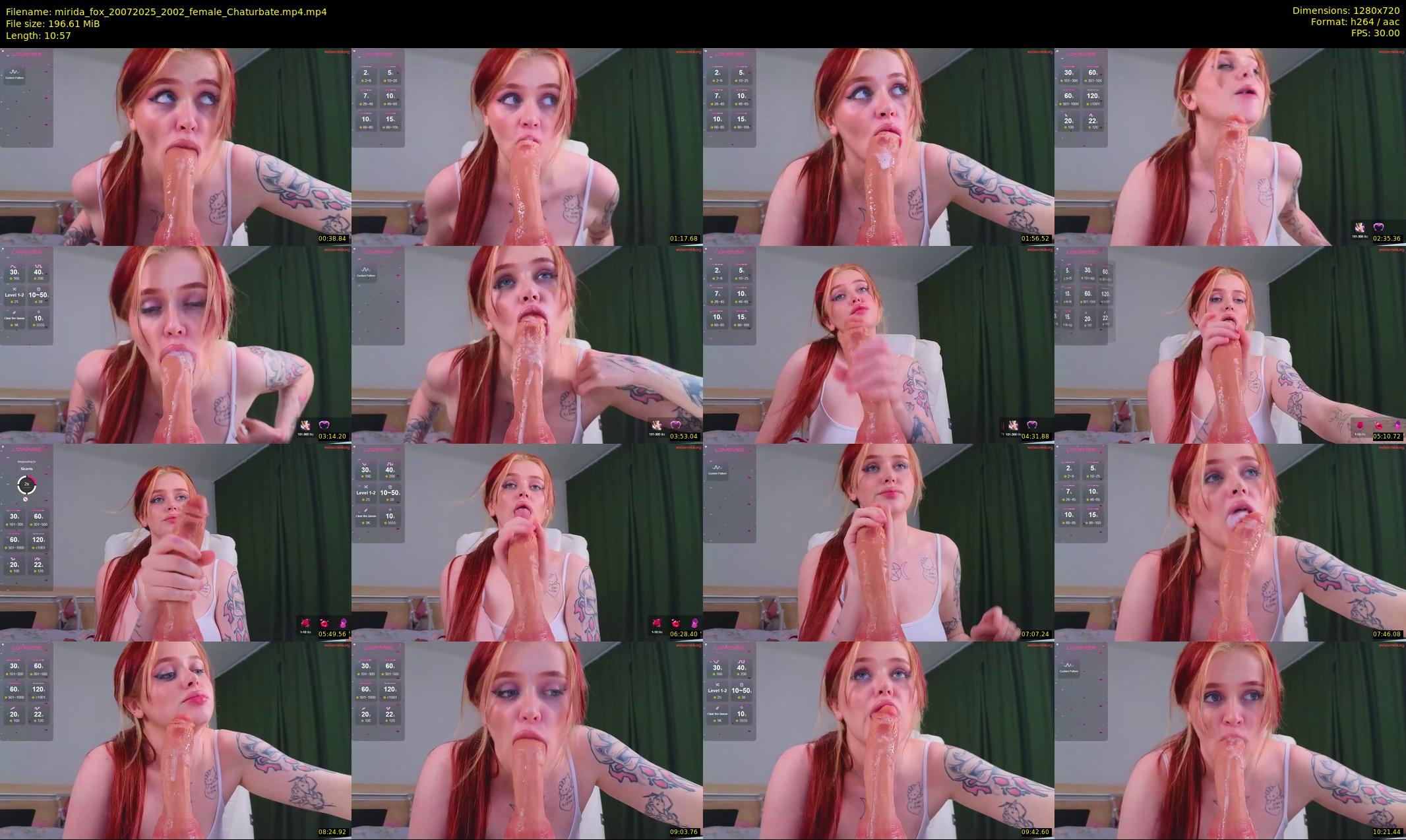 mirida_fox — 11 minute Chaturbate female cam show recording, 720p, Jul 20, 2025