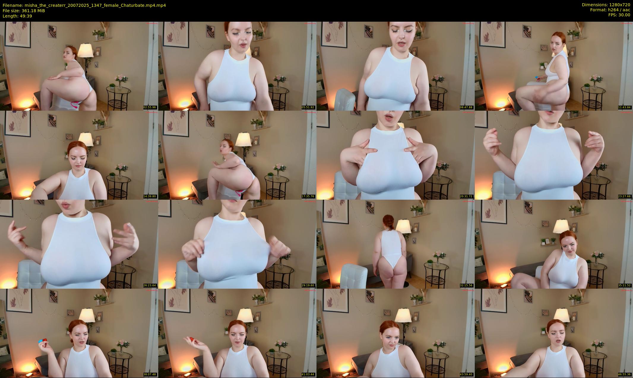 misha_the_createrr — 50 minute Chaturbate female cam show recording, 720p, Jul 20, 2025