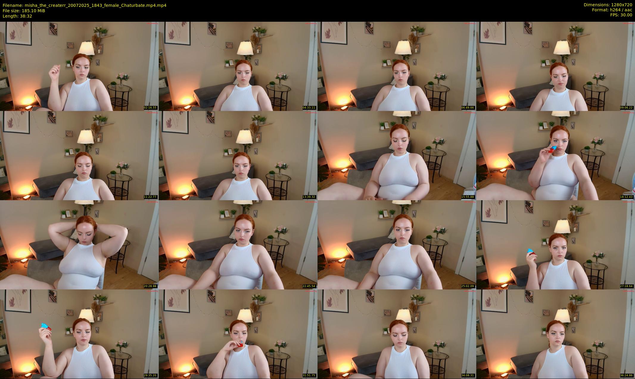 misha_the_createrr — 39 minute Chaturbate female cam show recording, 720p, Jul 20, 2025
