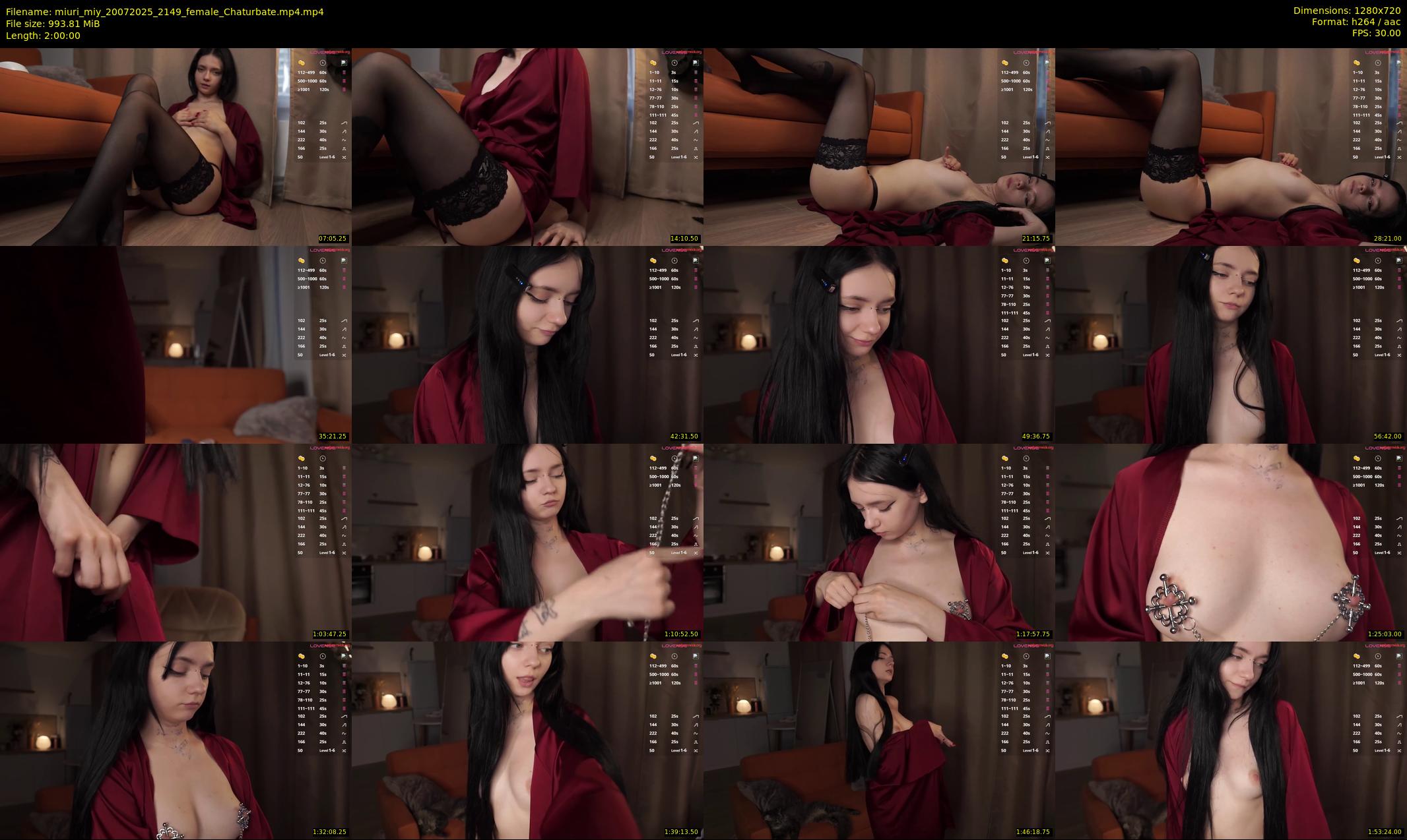 miuri_miy — 120 minute Chaturbate female cam show recording, 720p, Jul 20, 2025