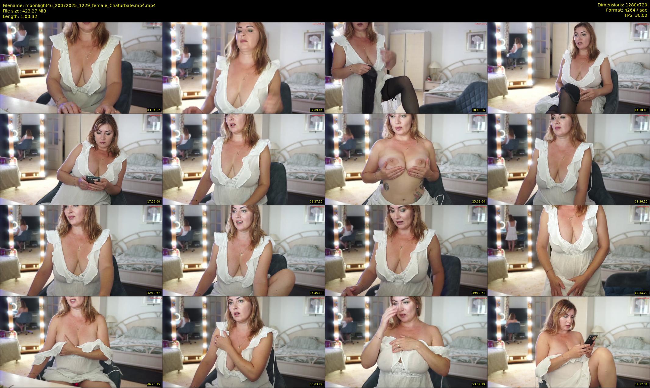 moonlight4u — 61 minute Chaturbate female cam show recording, 720p, Jul 20, 2025