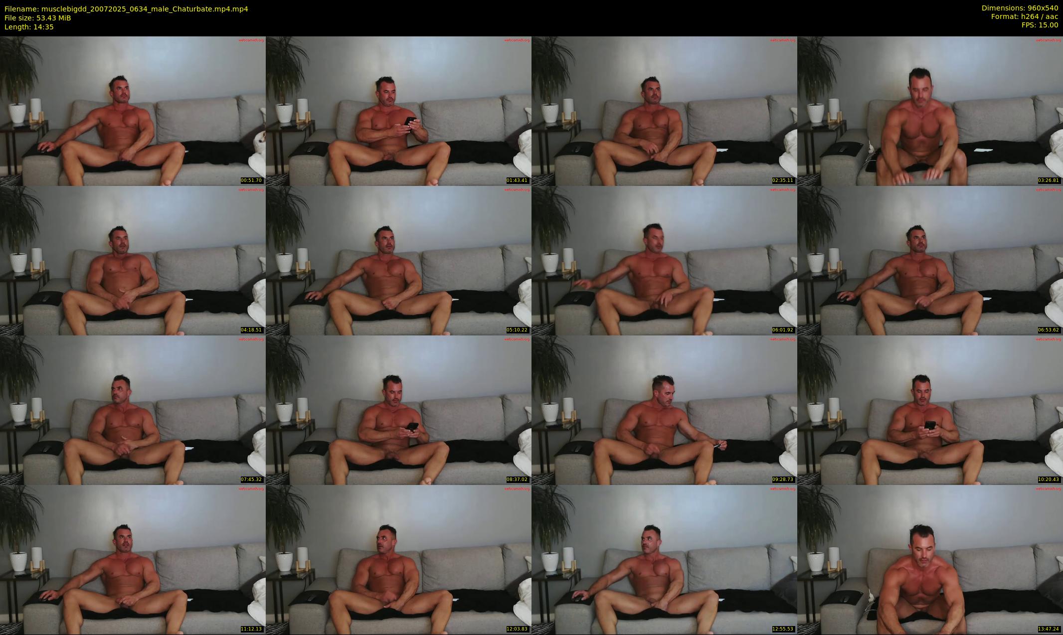 musclebigdd — 15 minute Chaturbate male cam show recording, 480p, Jul 20, 2025