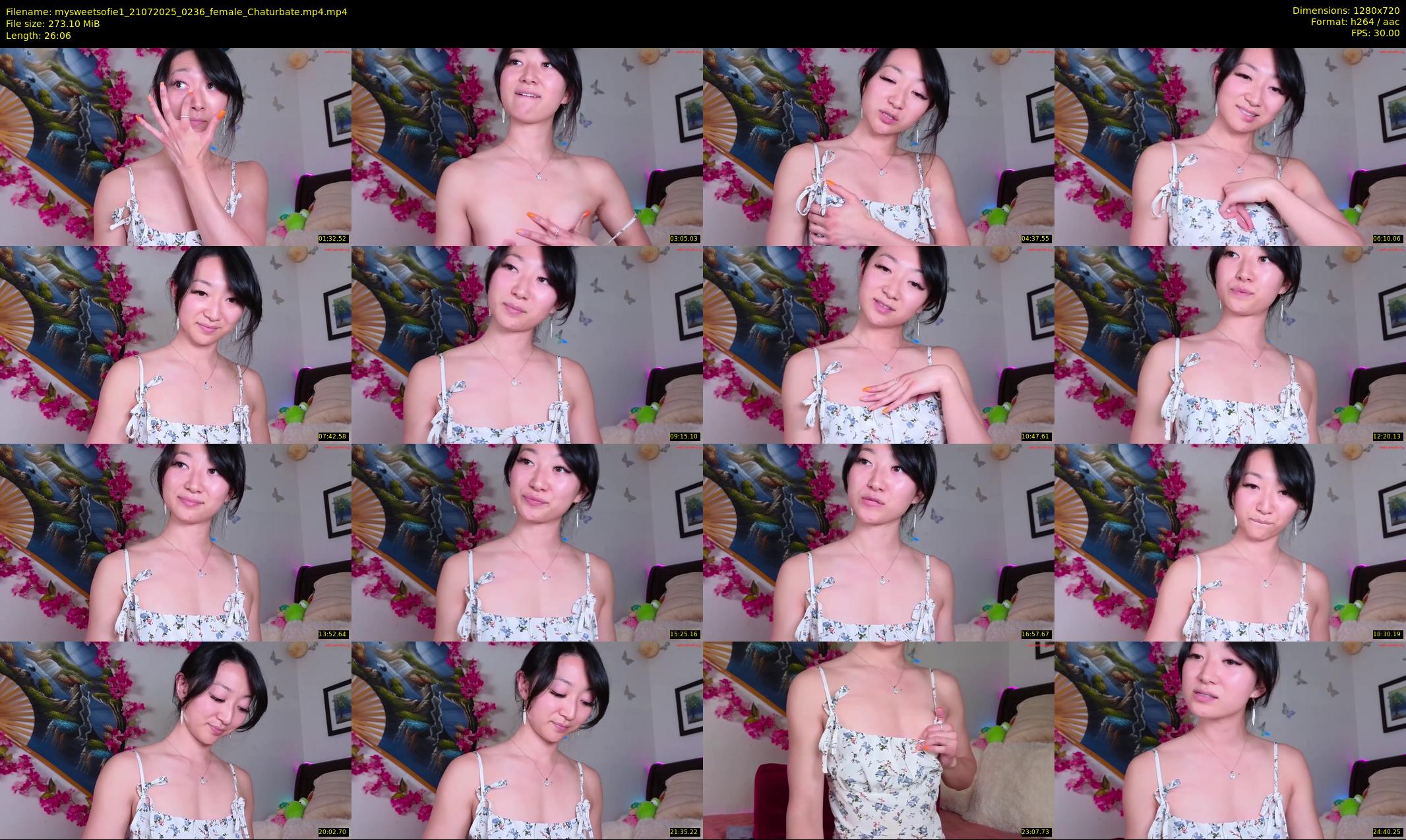 mysweetsofie1 — 27 minute Chaturbate female cam show recording, 720p, Jul 21, 2025