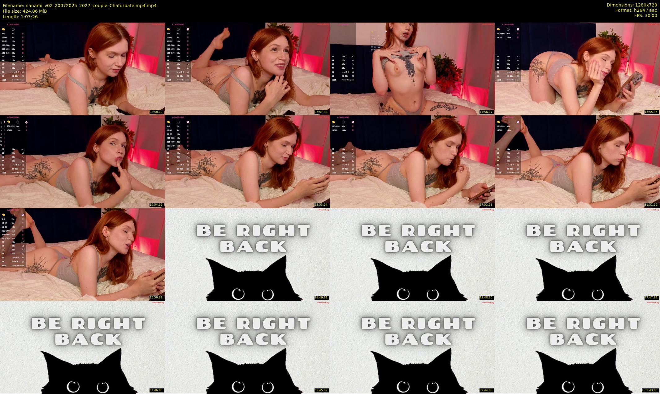 nanami_v02 — 68 minute Chaturbate couple cam show recording, 720p, Jul 20, 2025