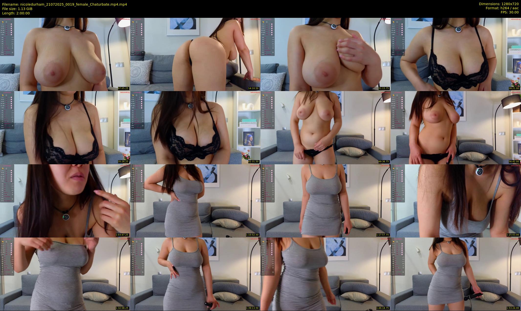 nicoledurham — 120 minute Chaturbate female cam show recording, 720p, Jul 21, 2025