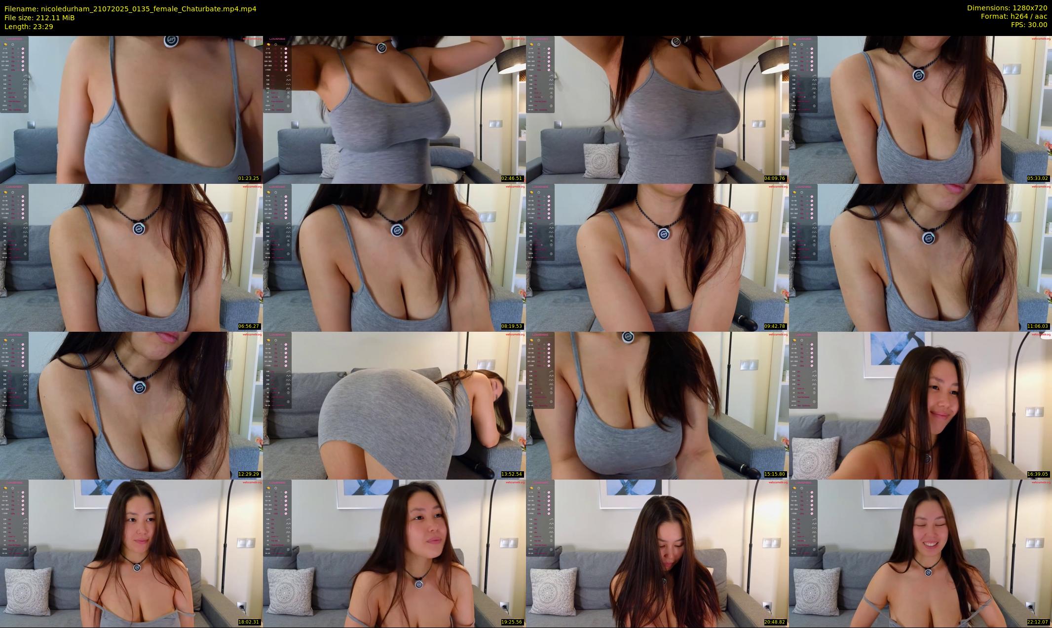 nicoledurham — 24 minute Chaturbate female cam show recording, 720p, Jul 21, 2025