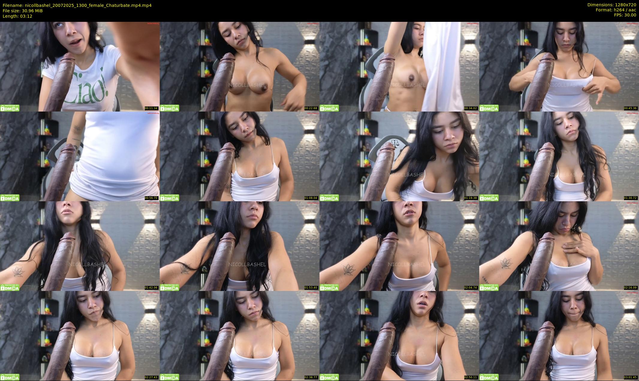 nicollbashel — 4 minute Chaturbate female cam show recording, 720p, Jul 20, 2025