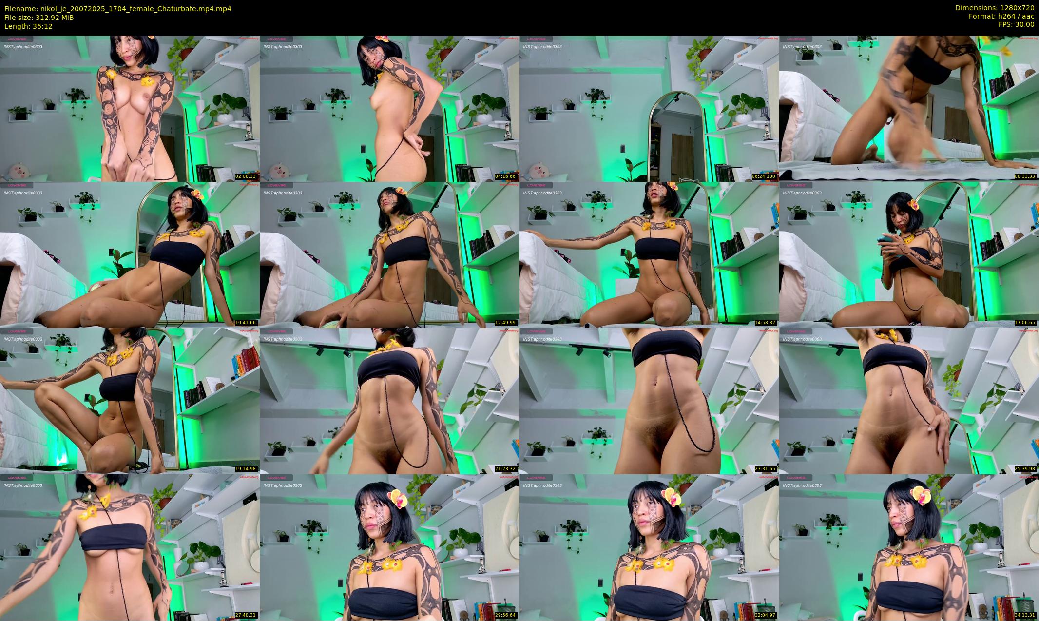 nikol_je — 37 minute Chaturbate female cam show recording, 720p, Jul 20, 2025