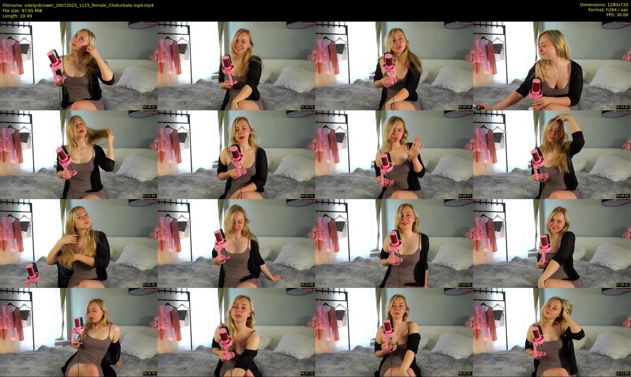 odelynbrower — 11 minute Chaturbate female cam show recording, 720p, Jul 20, 2025