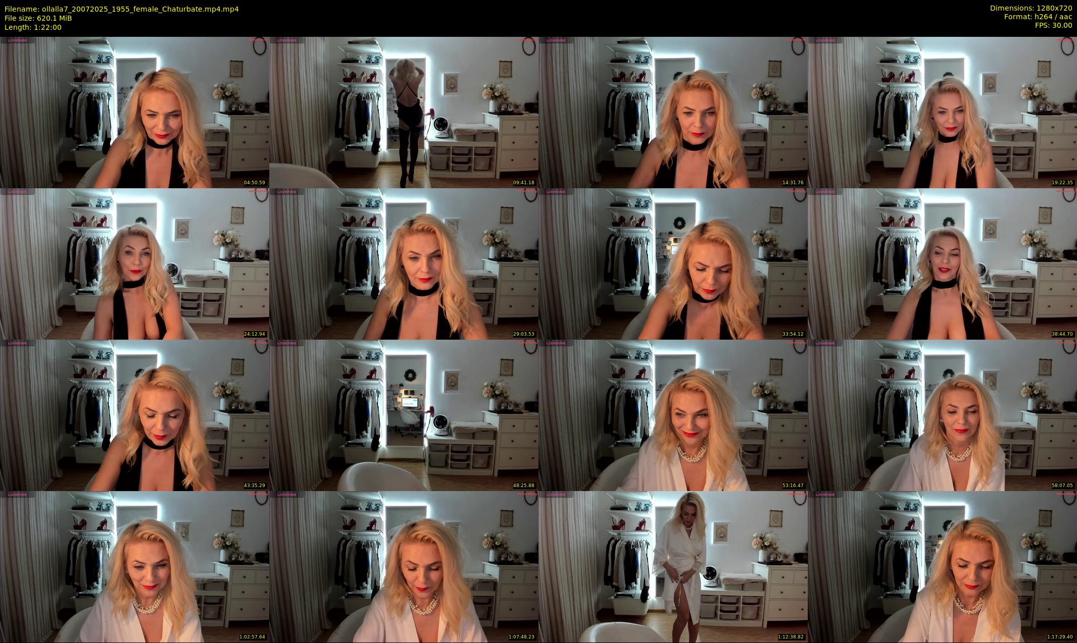 ollalla7 — 82 minute Chaturbate female cam show recording, 720p, Jul 20, 2025