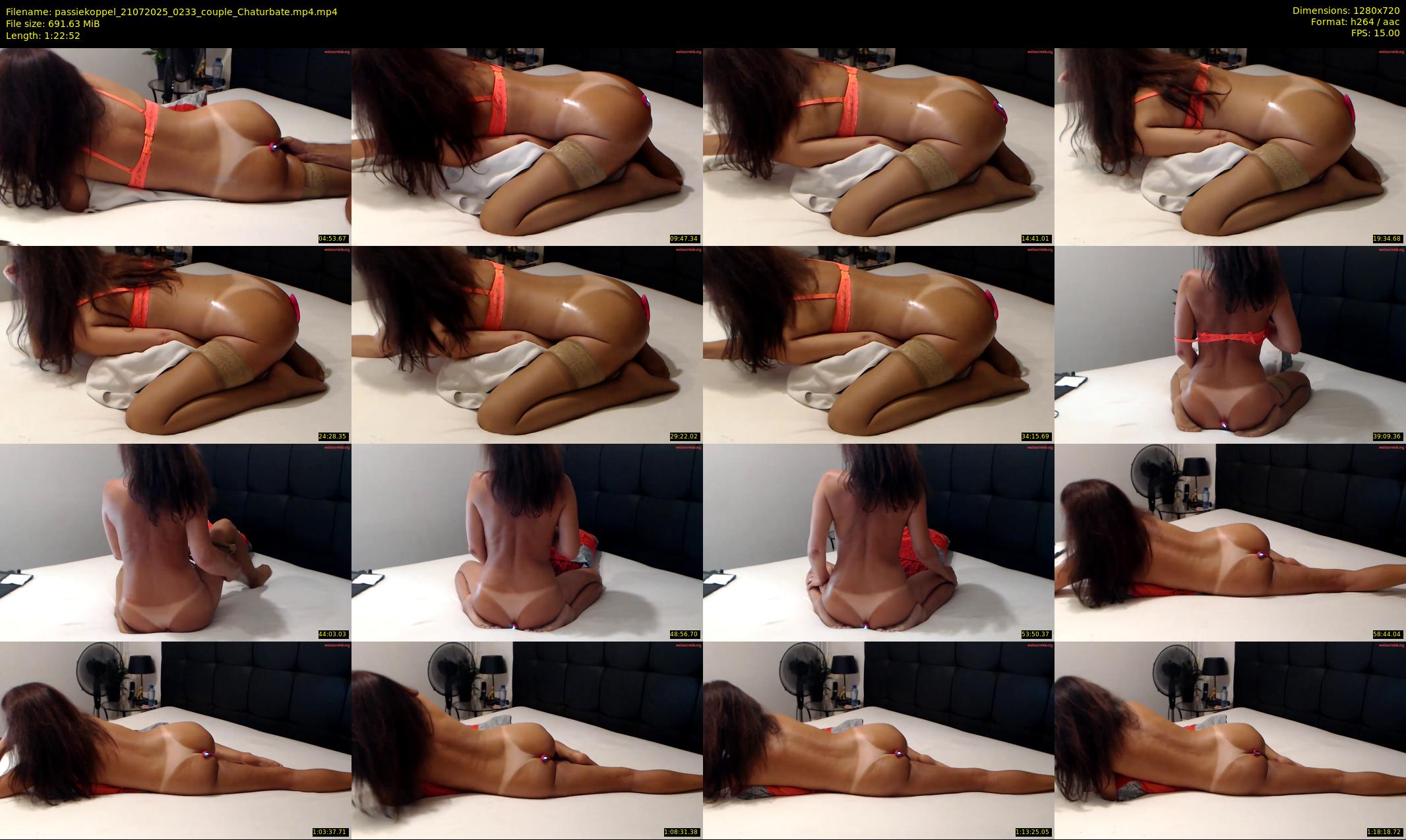 passiekoppel — 83 minute Chaturbate couple cam show recording, 720p, Jul 21, 2025
