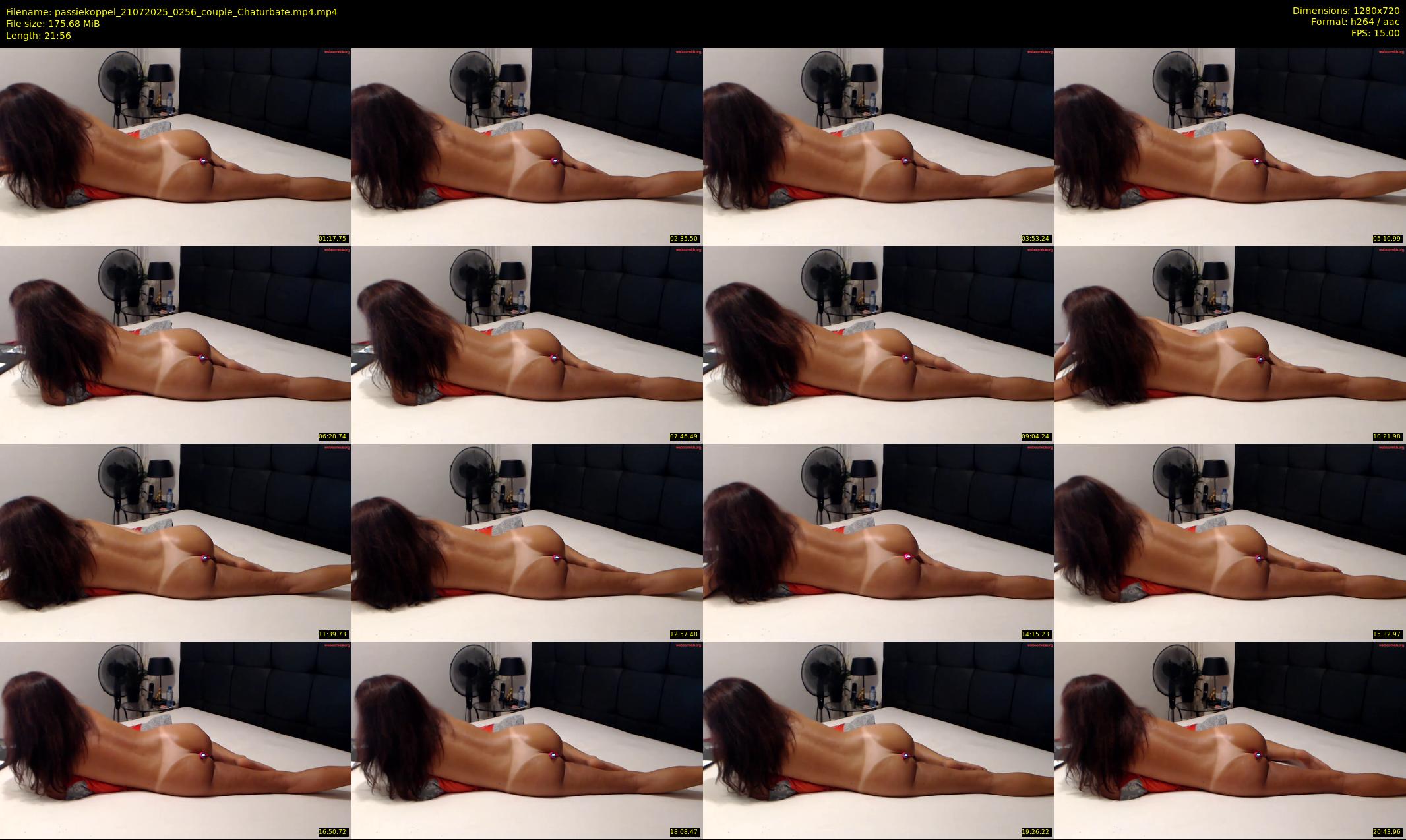 passiekoppel — 22 minute Chaturbate couple cam show recording, 720p, Jul 21, 2025