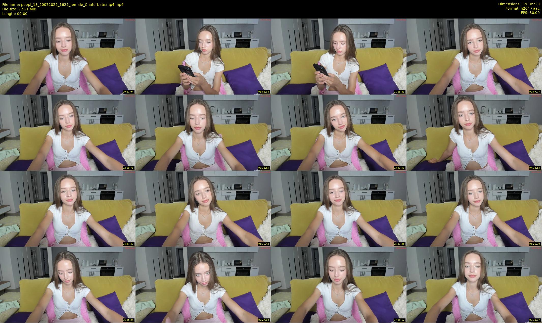 poopl_18 — 9 minute Chaturbate female cam show recording, 720p, Jul 20, 2025