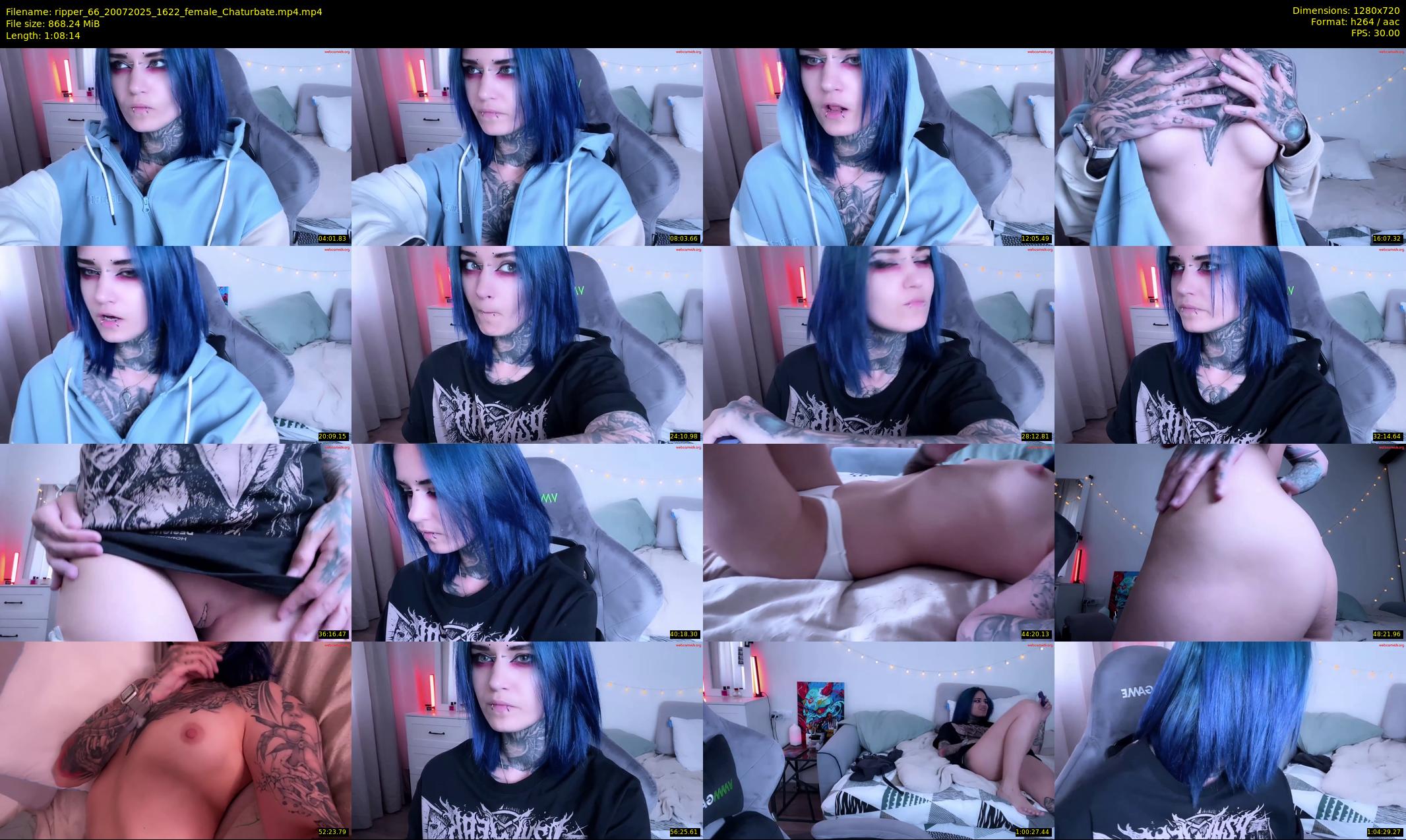ripper_66 — 69 minute Chaturbate female cam show recording, 720p, Jul 20, 2025