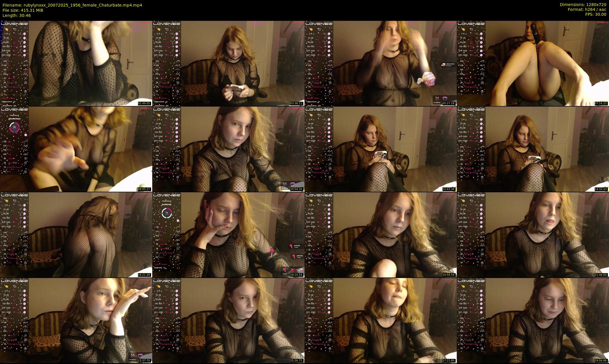 rubylynxxx — 31 minute Chaturbate female cam show recording, 720p, Jul 20, 2025