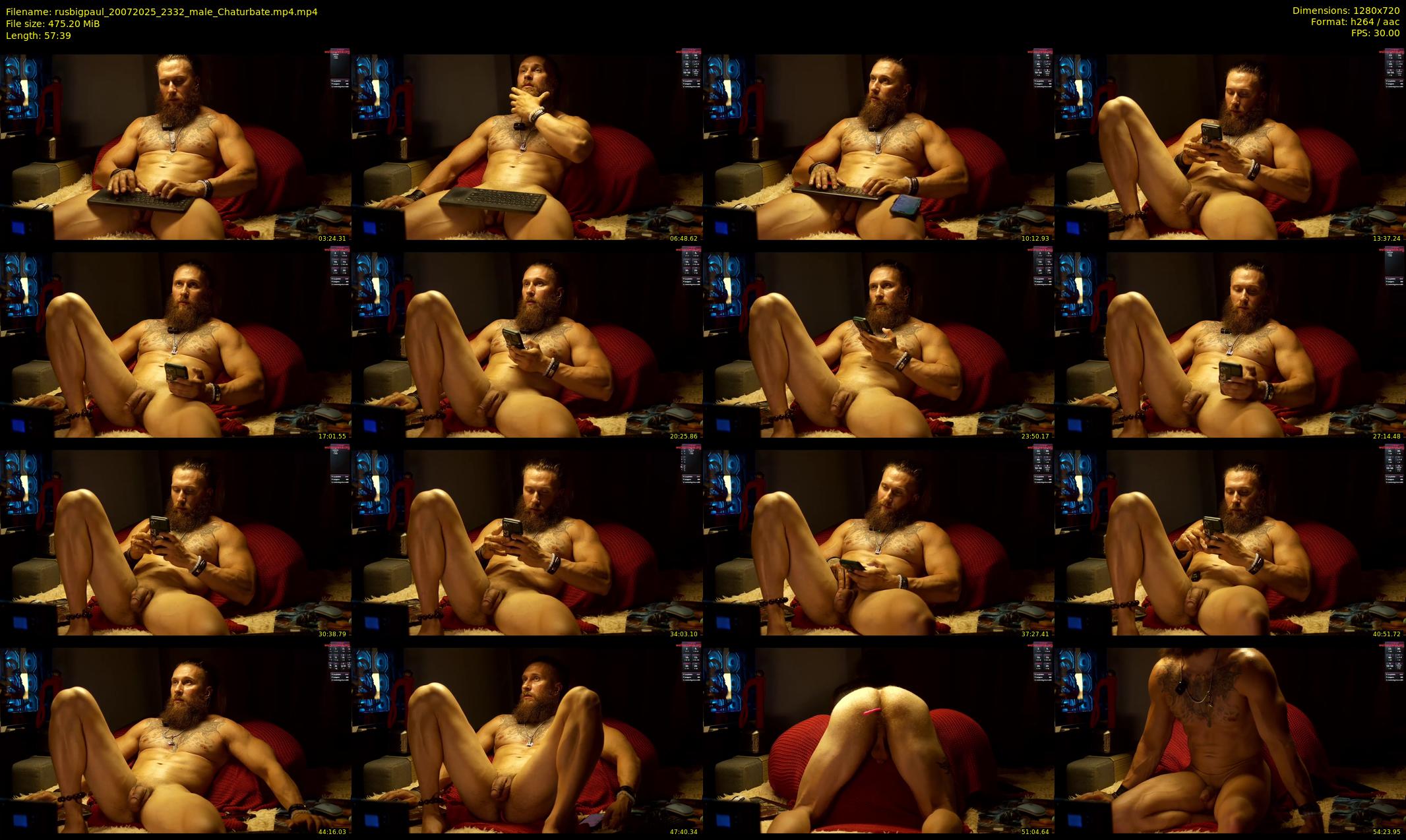 rusbigpaul — 58 minute Chaturbate male cam show recording, 720p, Jul 20, 2025