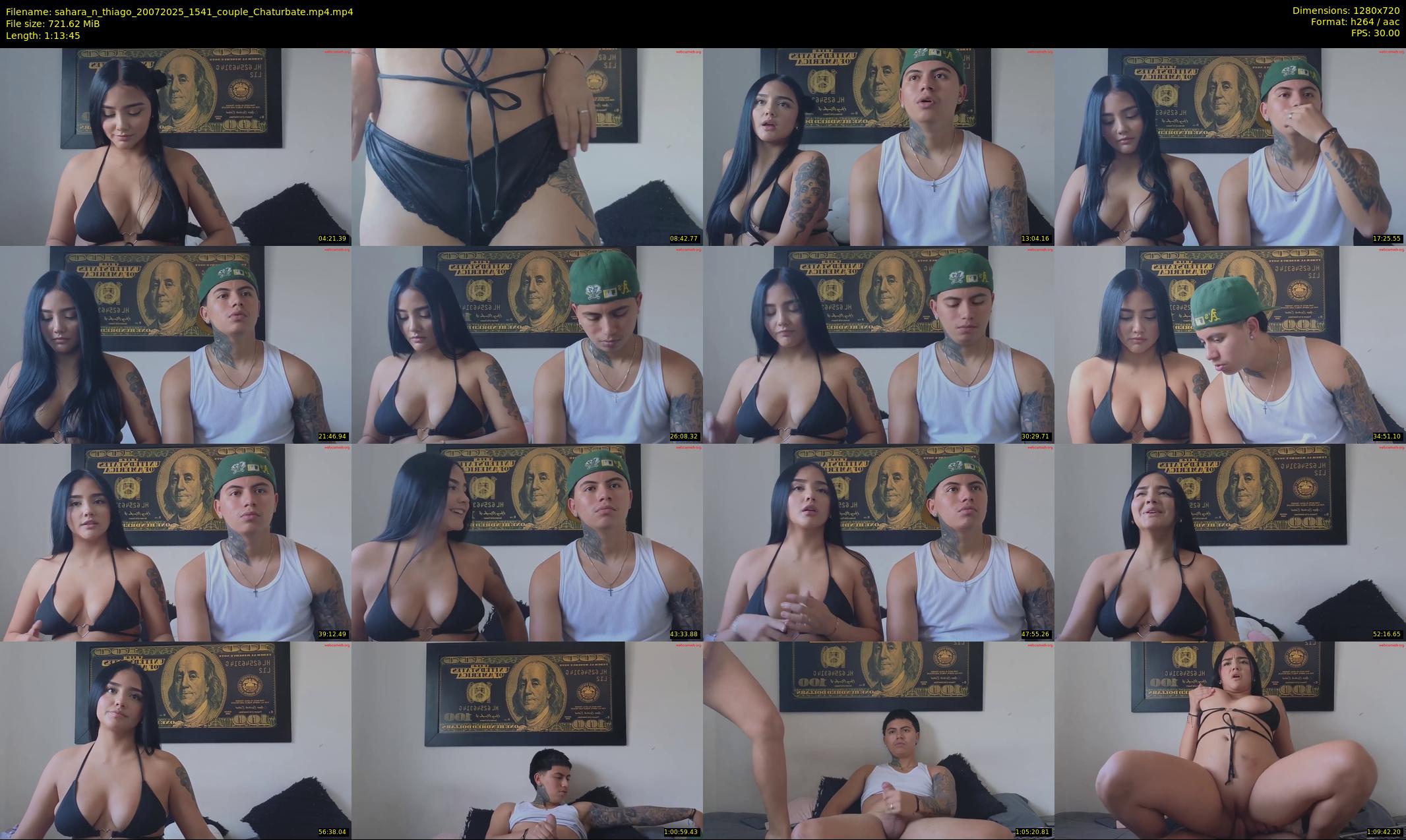 sahara_n_thiago — 74 minute Chaturbate couple cam show recording, 720p, Jul 20, 2025