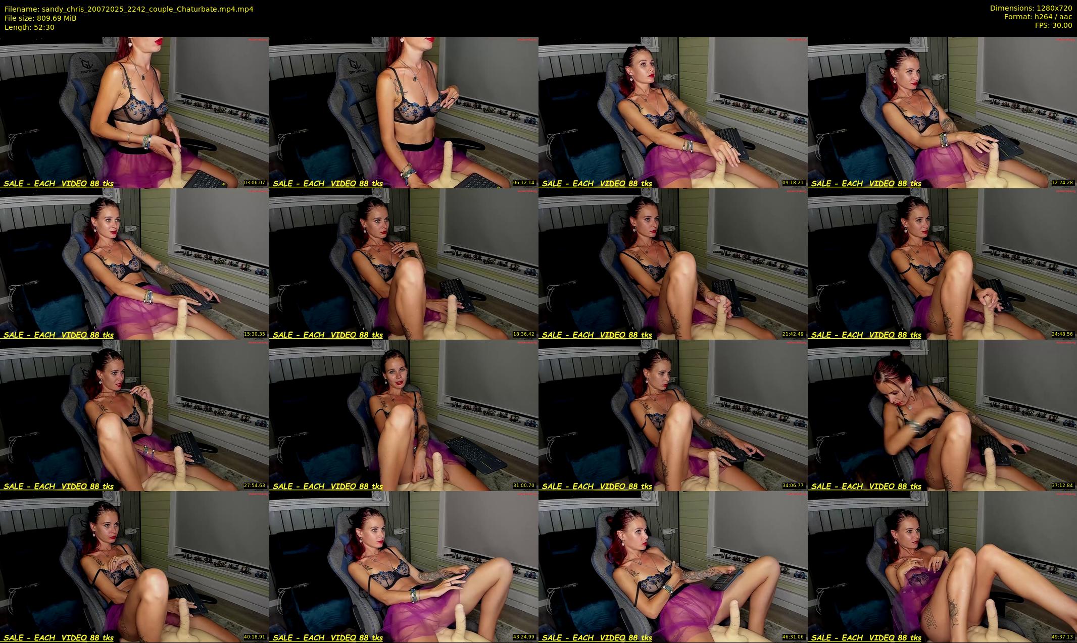 sandy_chris — 53 minute Chaturbate couple cam show recording, 720p, Jul 20, 2025