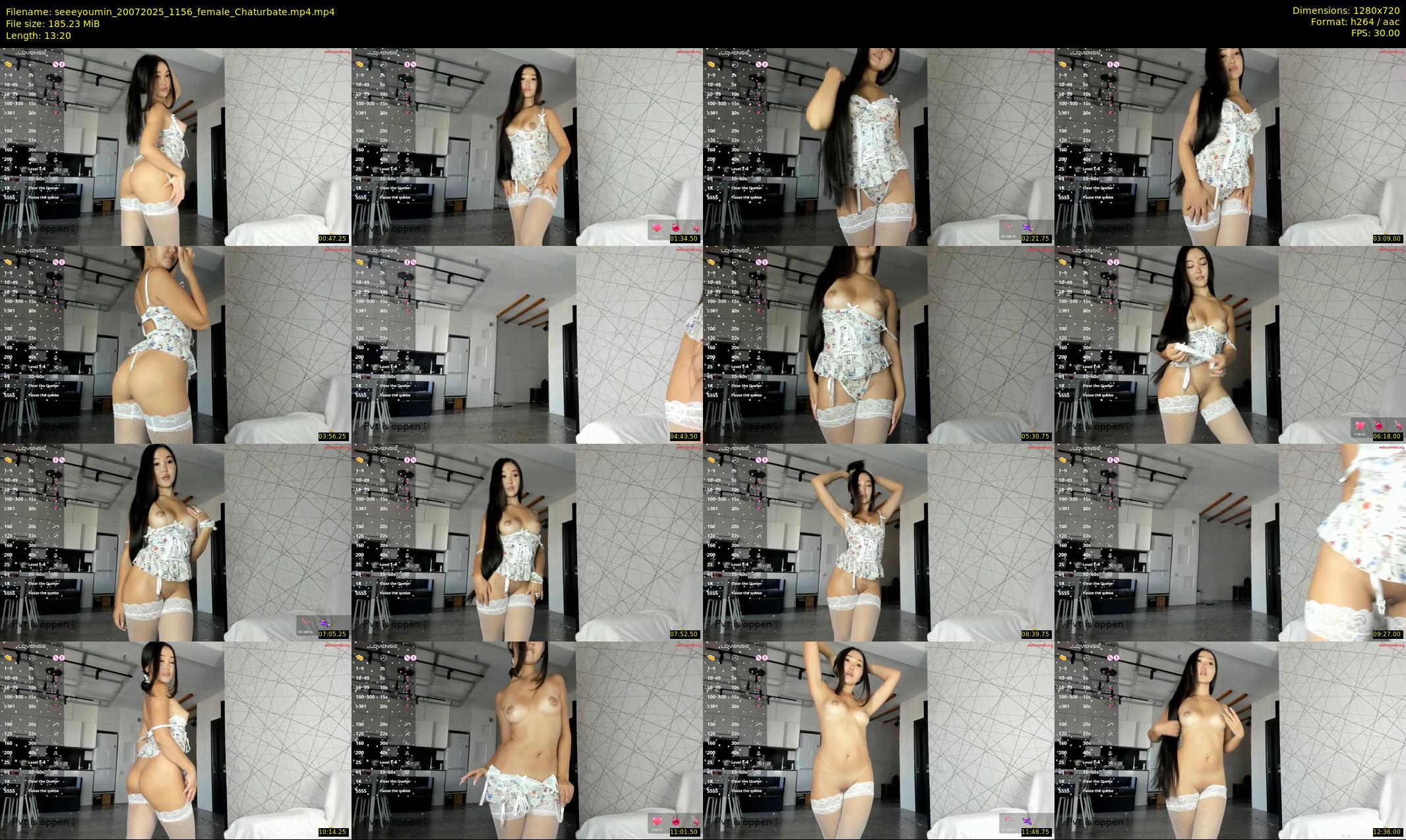 seeeyoumin — 14 minute Chaturbate female cam show recording, 720p, Jul 20, 2025