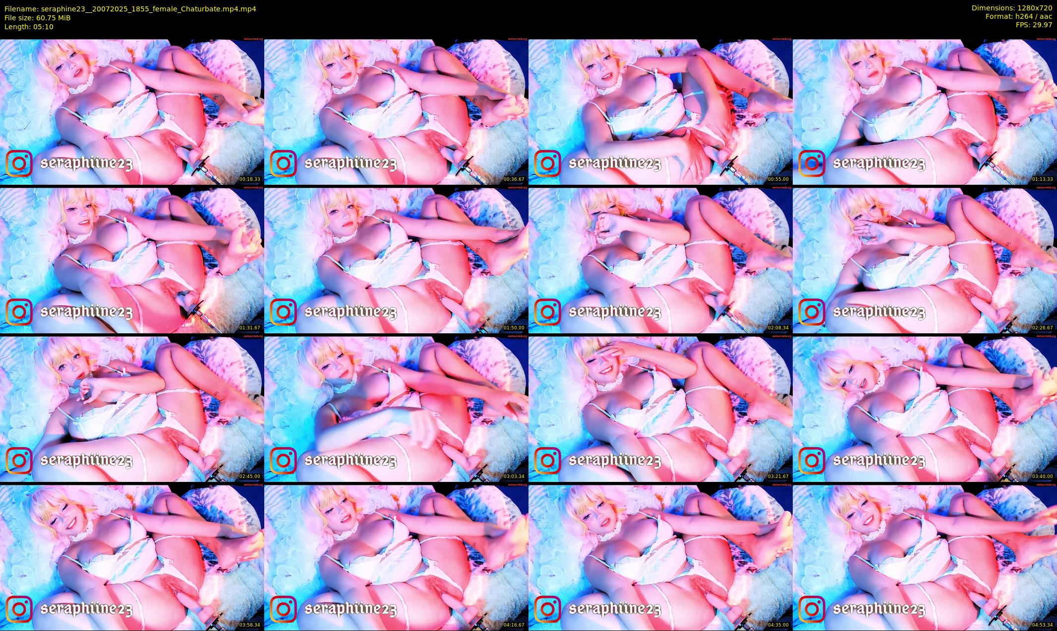 seraphine23_ — 6 minute Chaturbate female cam show recording, 720p, Jul 20, 2025