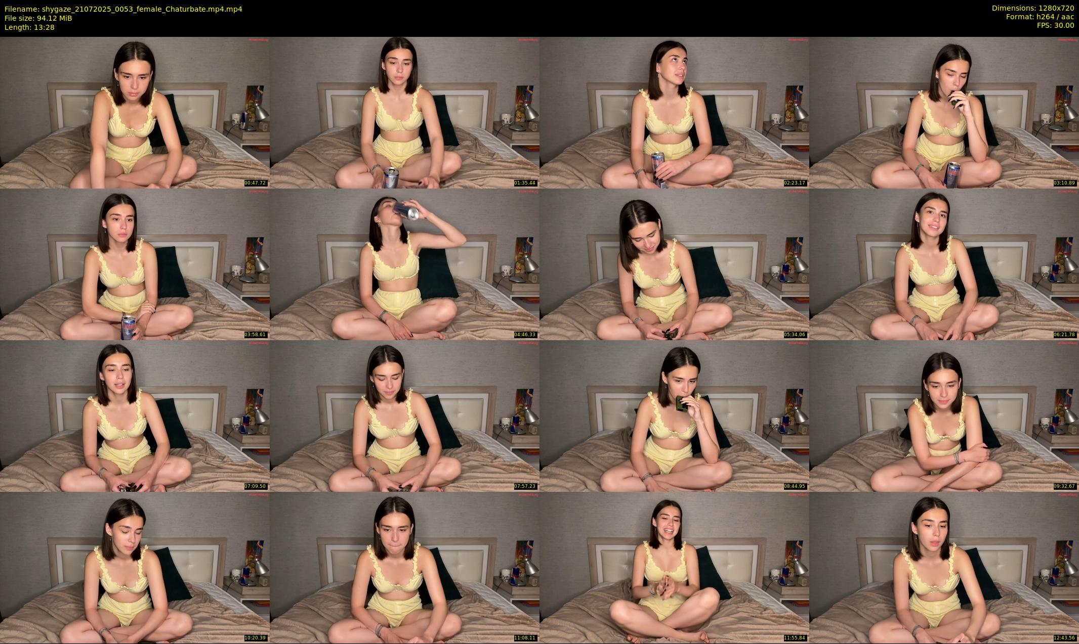 shygaze — 14 minute Chaturbate female cam show recording, 720p, Jul 21, 2025