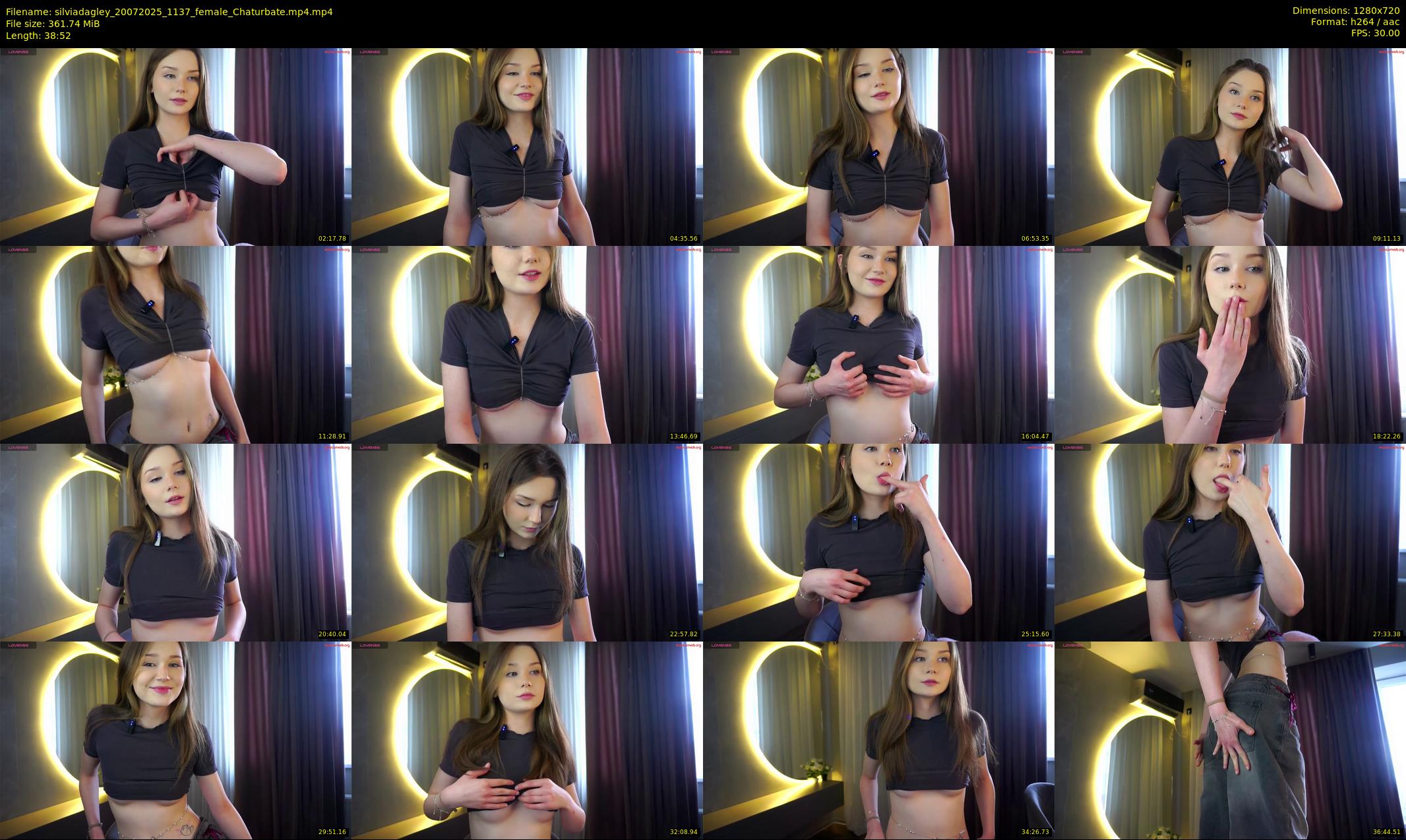 silviadagley — 39 minute Chaturbate female cam show recording, 720p, Jul 20, 2025